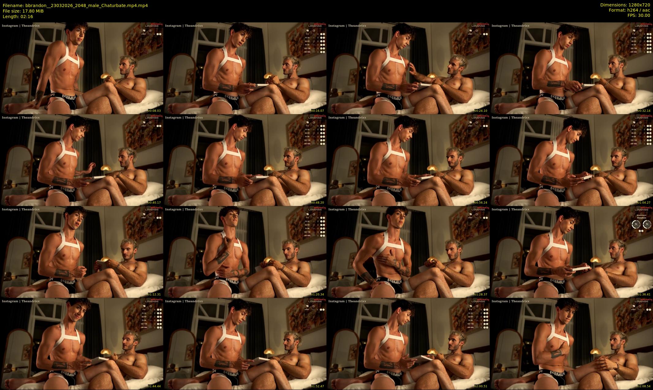 bbrandon_ — 3 minute Chaturbate male cam show recording, 720p, Mar 23, 2026