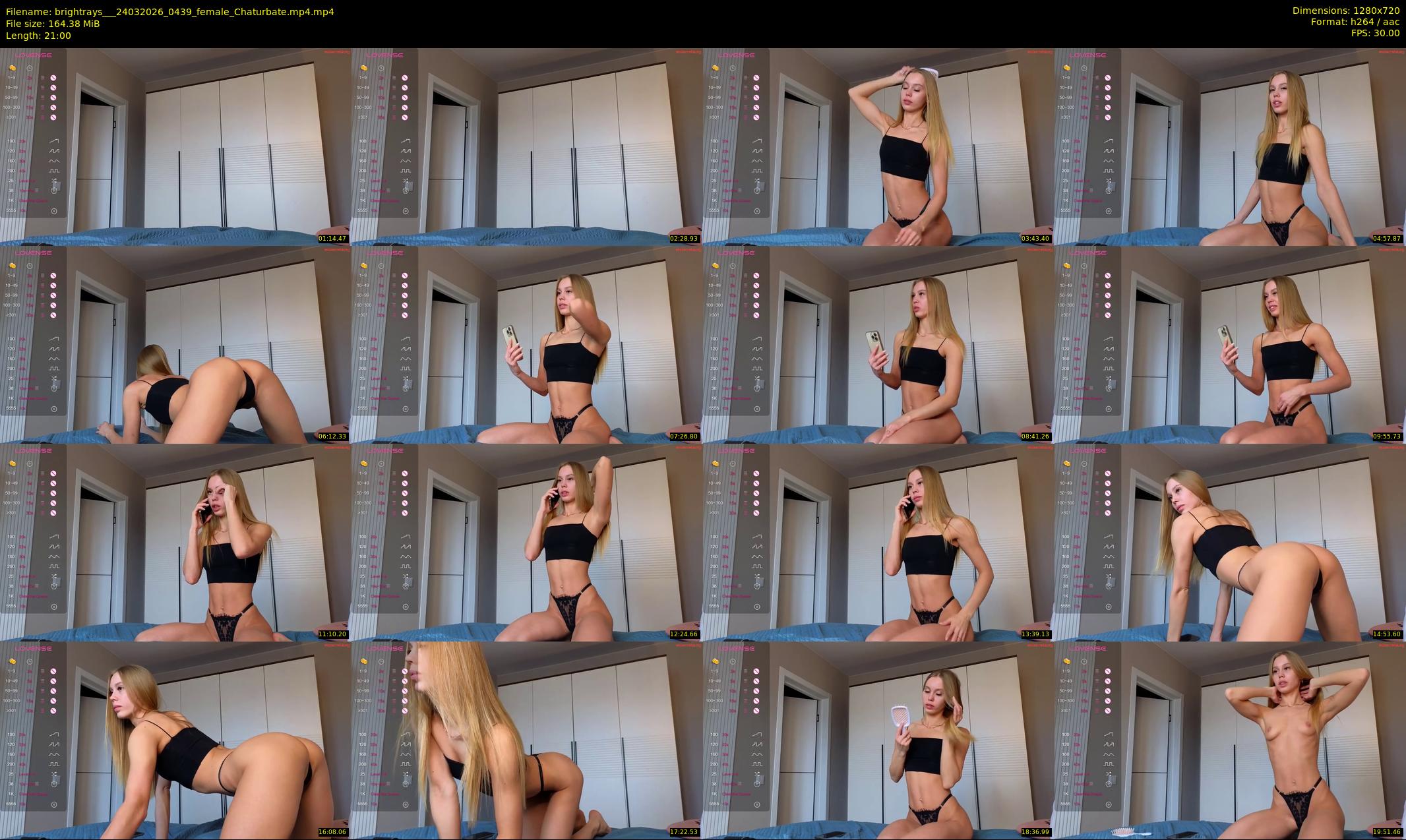 brightrays__ — 21 minute Chaturbate female cam show recording, 720p, Mar 24, 2026