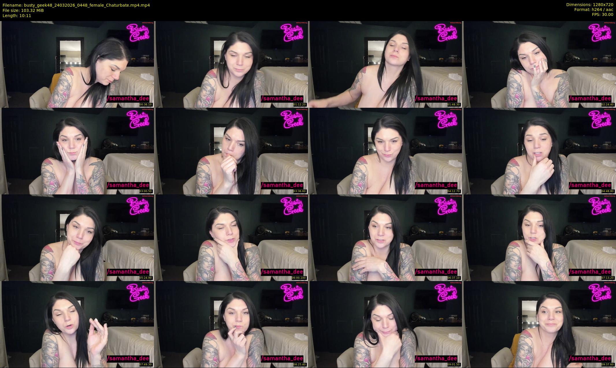 busty_geek48 — 11 minute Chaturbate female cam show recording, 720p, Mar 24, 2026
