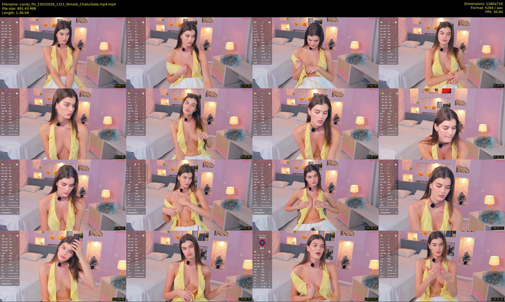 candy_flo — 97 minute Chaturbate female cam show recording, 720p, Mar 23, 2026