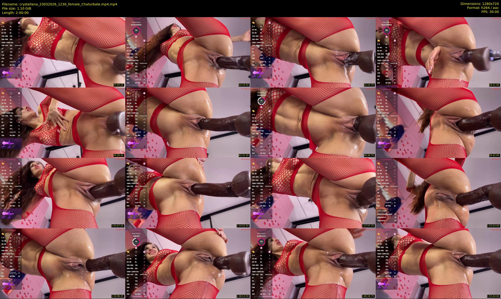 crystallana — 120 minute Chaturbate female cam show recording, 720p, Mar 23, 2026