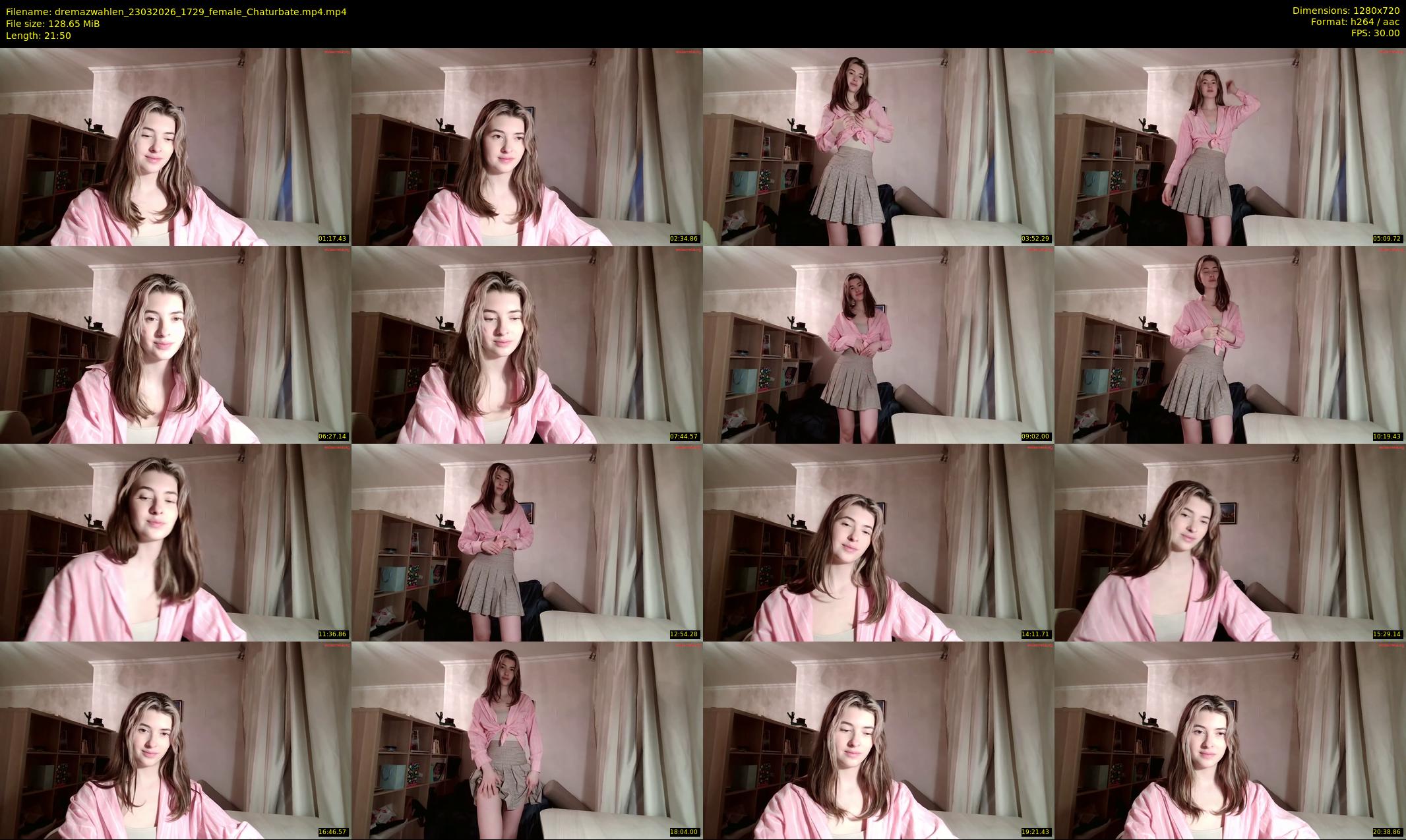 dremazwahlen — 22 minute Chaturbate female cam show recording, 720p, Mar 23, 2026