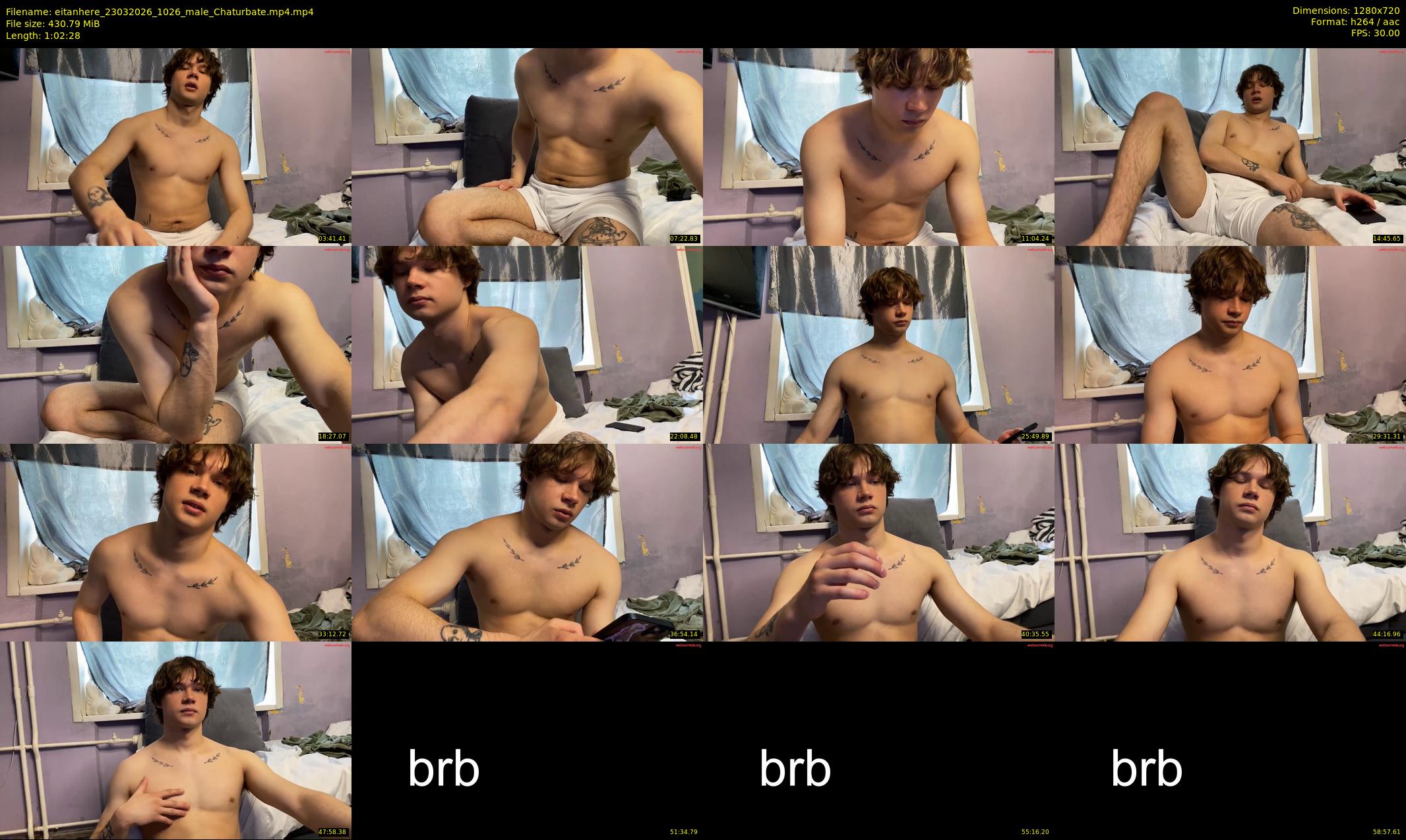 eitanhere — 63 minute Chaturbate male cam show recording, 720p, Mar 23, 2026