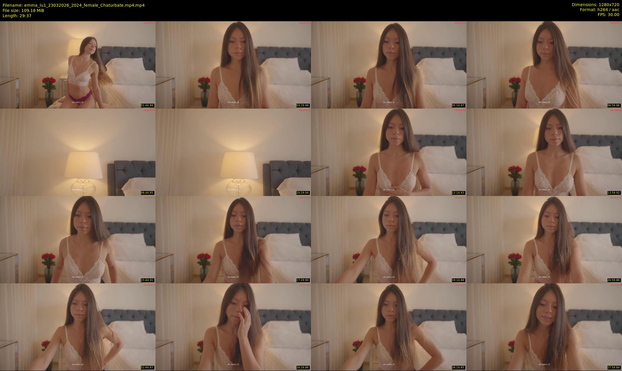emma_lu1 — 30 minute Chaturbate female cam show recording, 720p, Mar 23, 2026