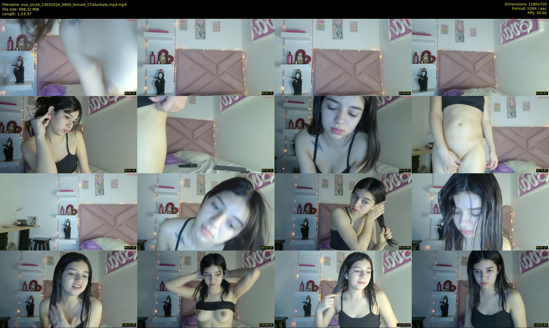 eva_sin18 — 84 minute Chaturbate female cam show recording, 720p, Mar 23, 2026