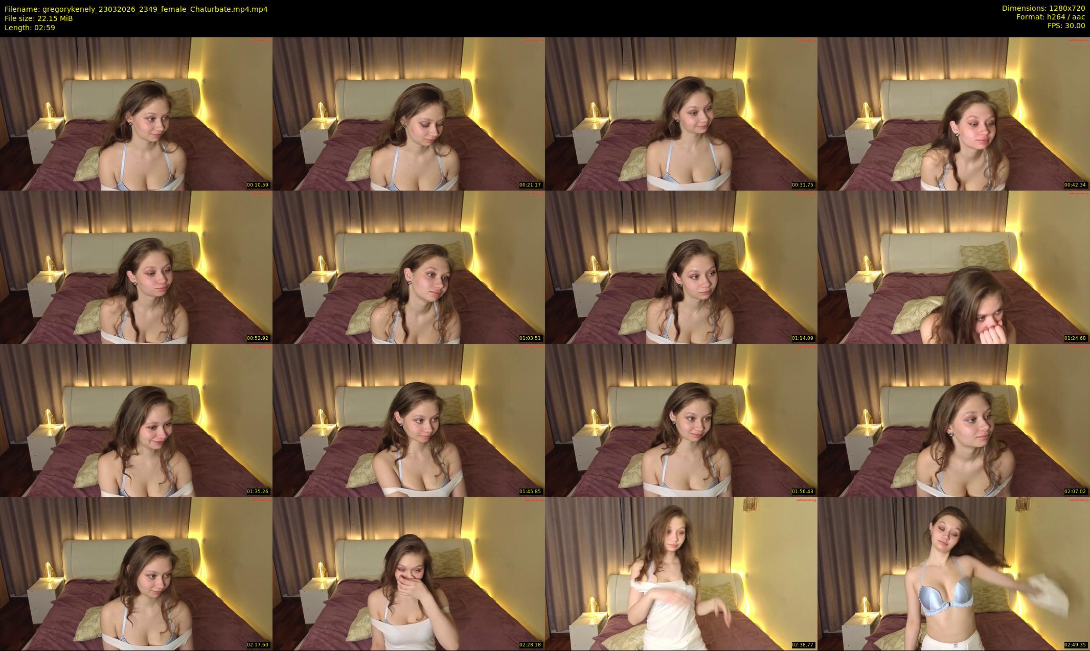 gregorykenely — 3 minute Chaturbate female cam show recording, 720p, Mar 23, 2026