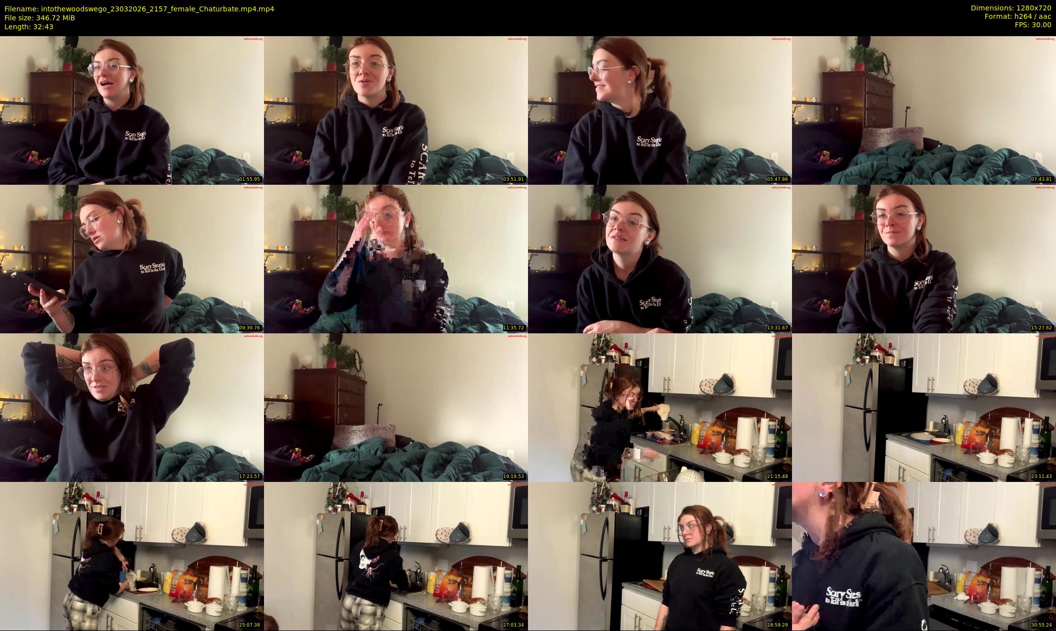 intothewoodswego — 33 minute Chaturbate female cam show recording, 720p, Mar 23, 2026