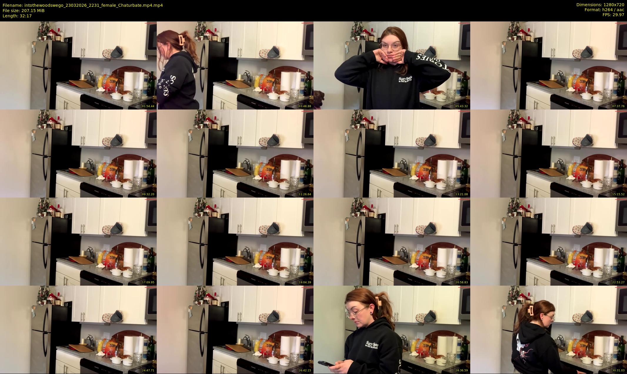 intothewoodswego — 33 minute Chaturbate female cam show recording, 720p, Mar 23, 2026