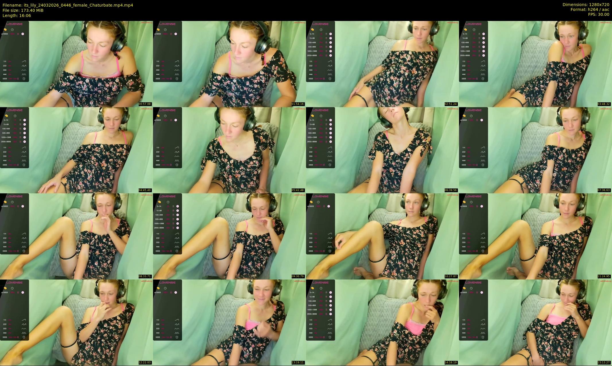 its_lily — 17 minute Chaturbate female cam show recording, 720p, Mar 24, 2026
