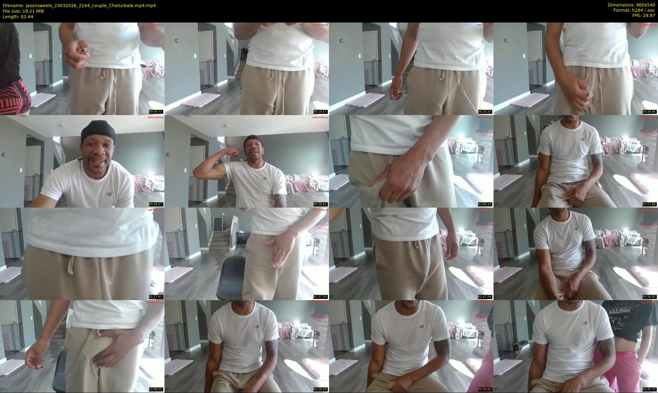jasonsweets — 3 minute Chaturbate couple cam show recording, 480p, Mar 23, 2026