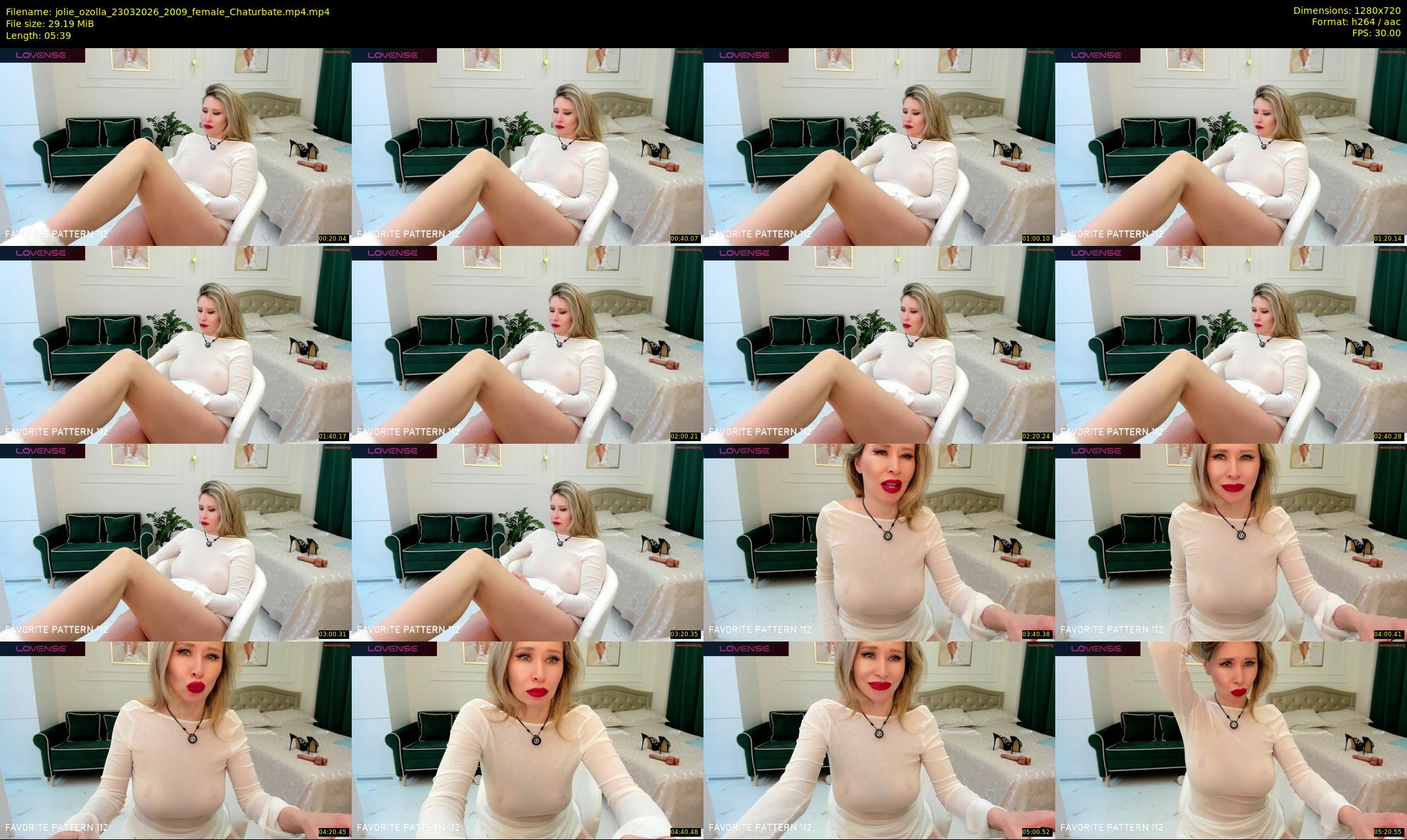 jolie_ozolla — 6 minute Chaturbate female cam show recording, 720p, Mar 23, 2026
