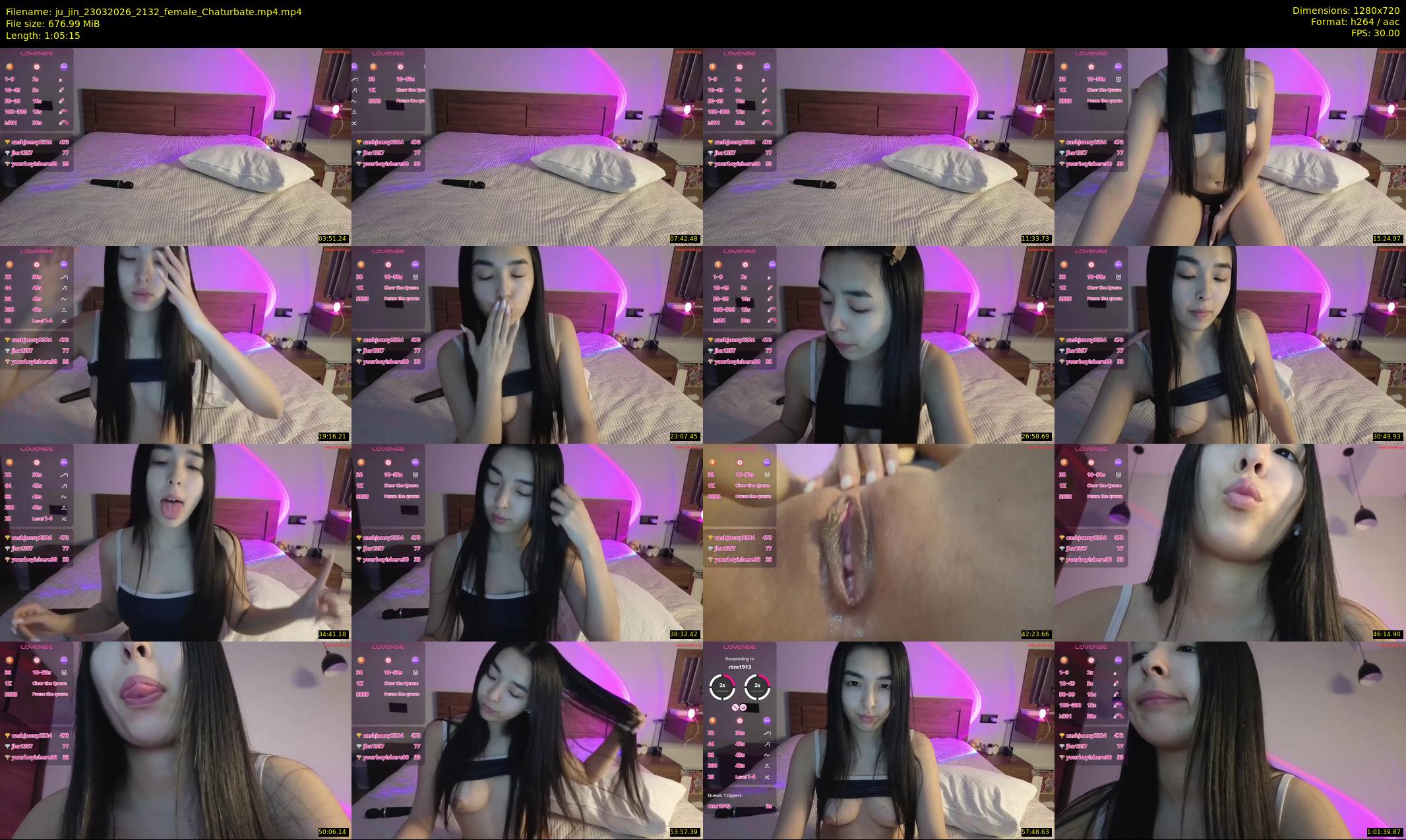 ju_jin — 66 minute Chaturbate female cam show recording, 720p, Mar 23, 2026
