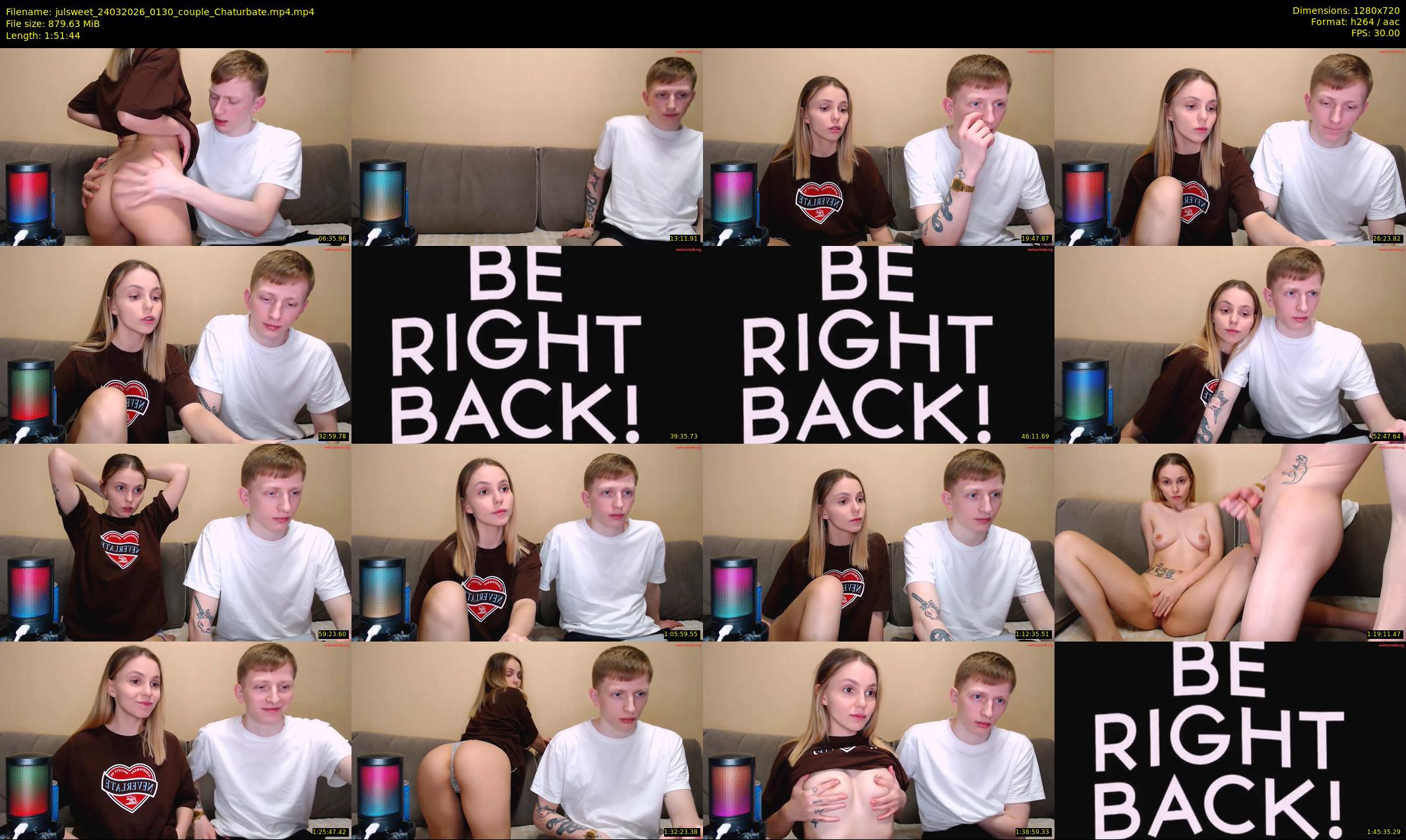 julsweet — 112 minute Chaturbate male cam show recording, 720p, Mar 24, 2026