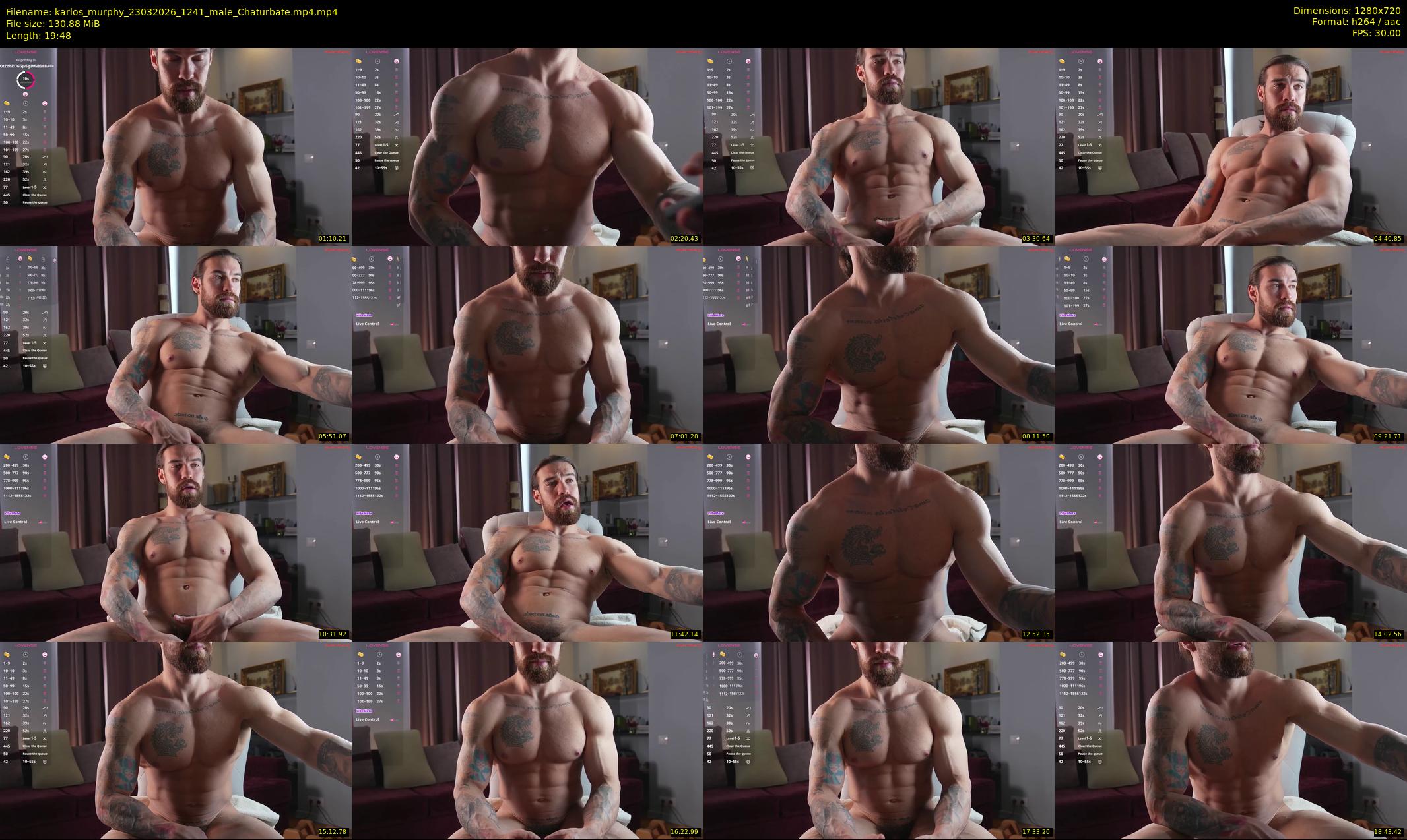 karlos_murphy — 20 minute Chaturbate male cam show recording, 720p, Mar 23, 2026