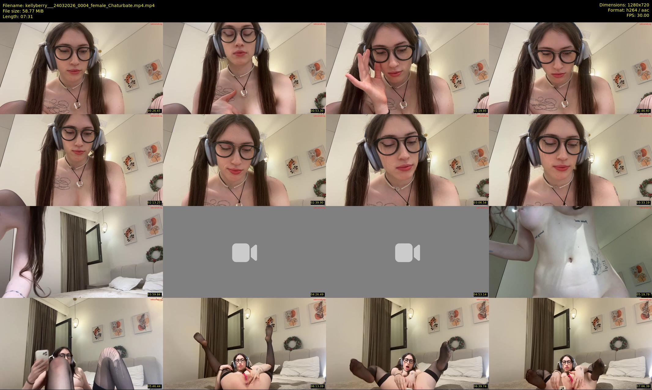 kellyberry__ — 8 minute Chaturbate female cam show recording, 720p, Mar 24, 2026