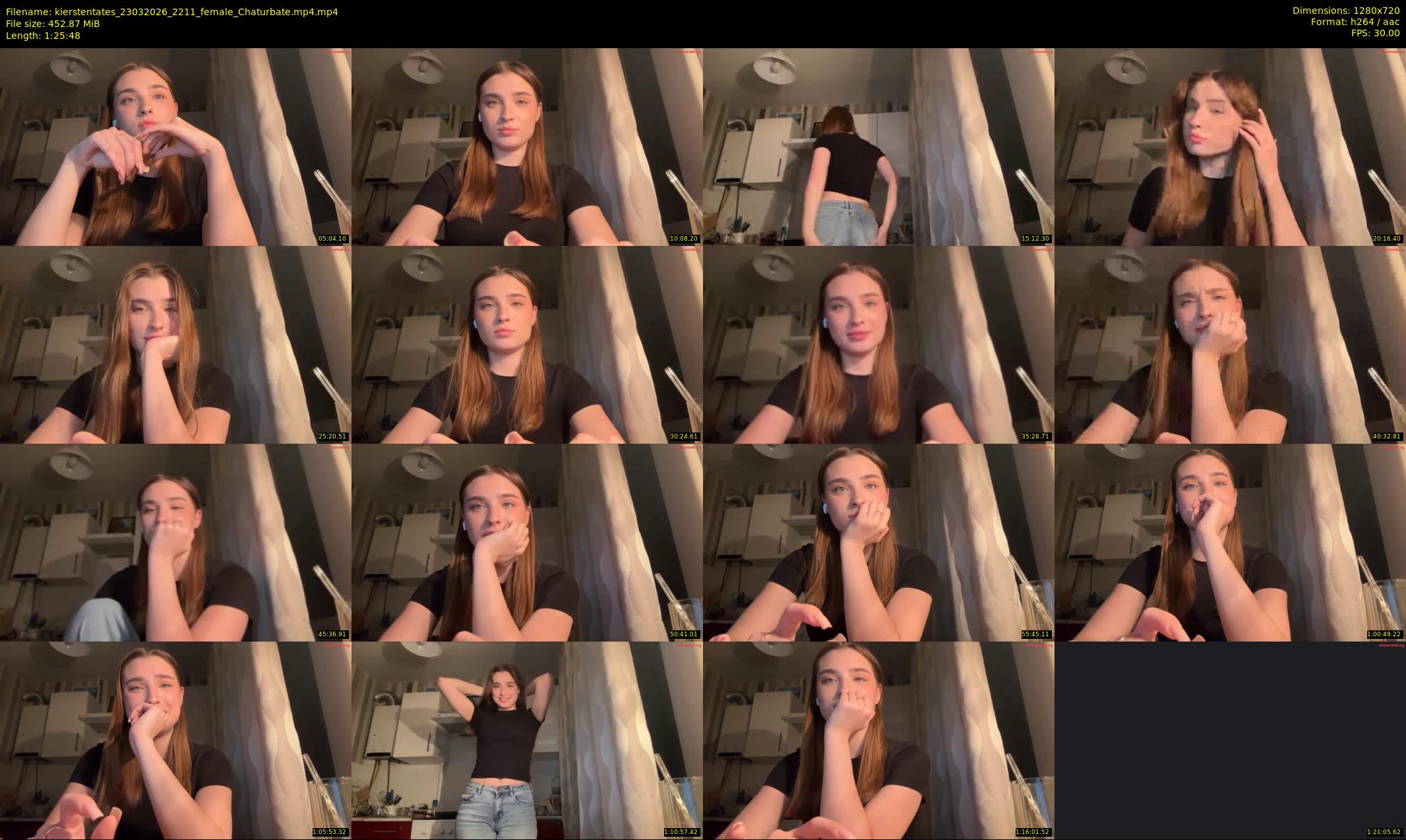 kierstentates — 86 minute Chaturbate female cam show recording, 720p, Mar 23, 2026