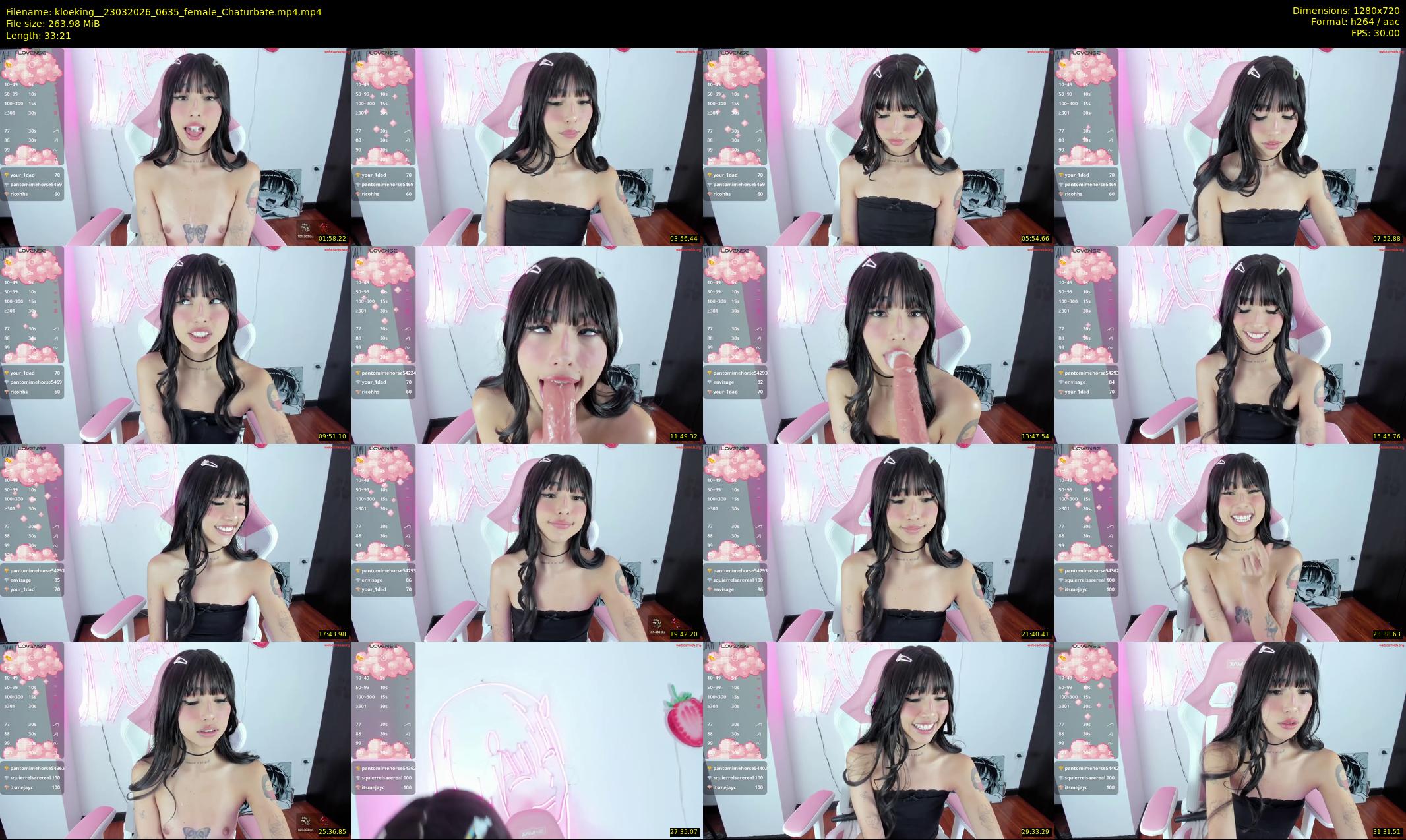 kloeking_ — 34 minute Chaturbate female cam show recording, 720p, Mar 23, 2026