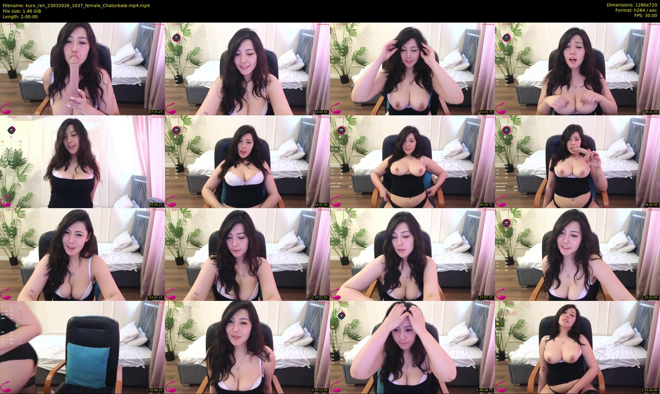 kuro_ren — 120 minute Chaturbate female cam show recording, 720p, Mar 23, 2026
