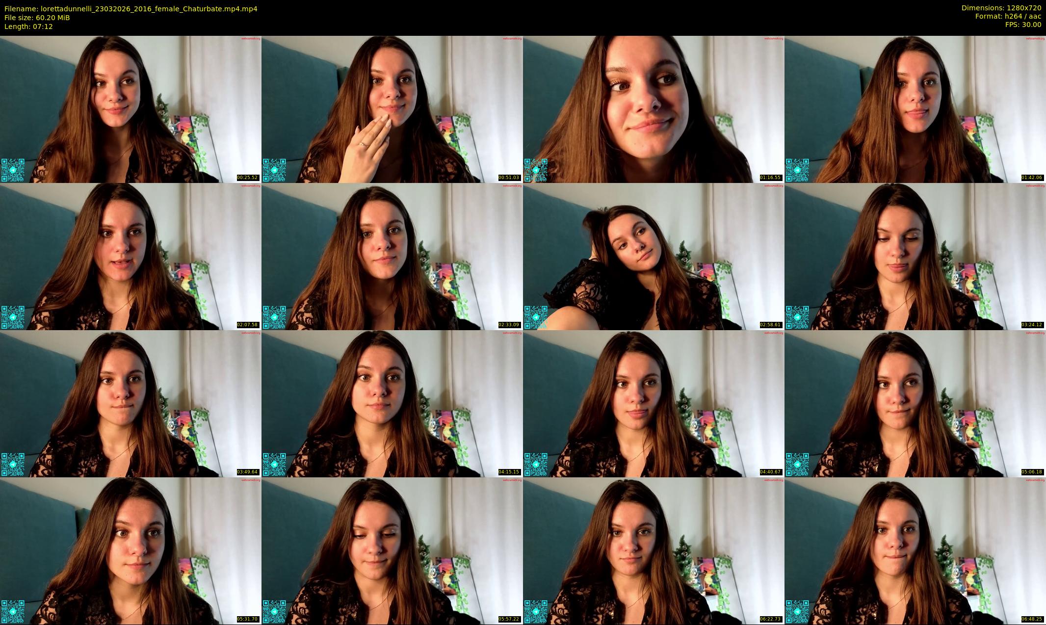 lorettadunnelli — 8 minute Chaturbate female cam show recording, 720p, Mar 23, 2026