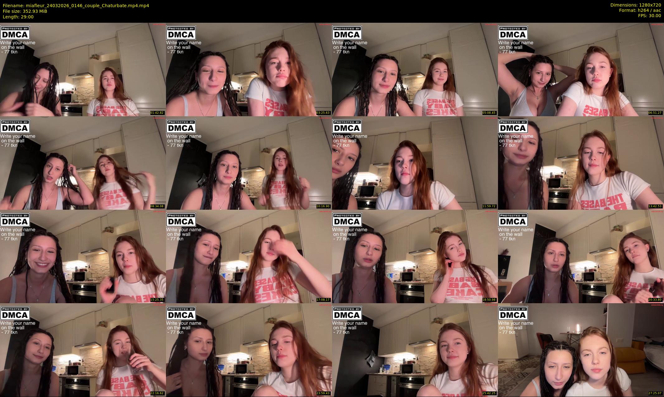 miafleur — 29 minute Chaturbate female cam show recording, 720p, Mar 24, 2026