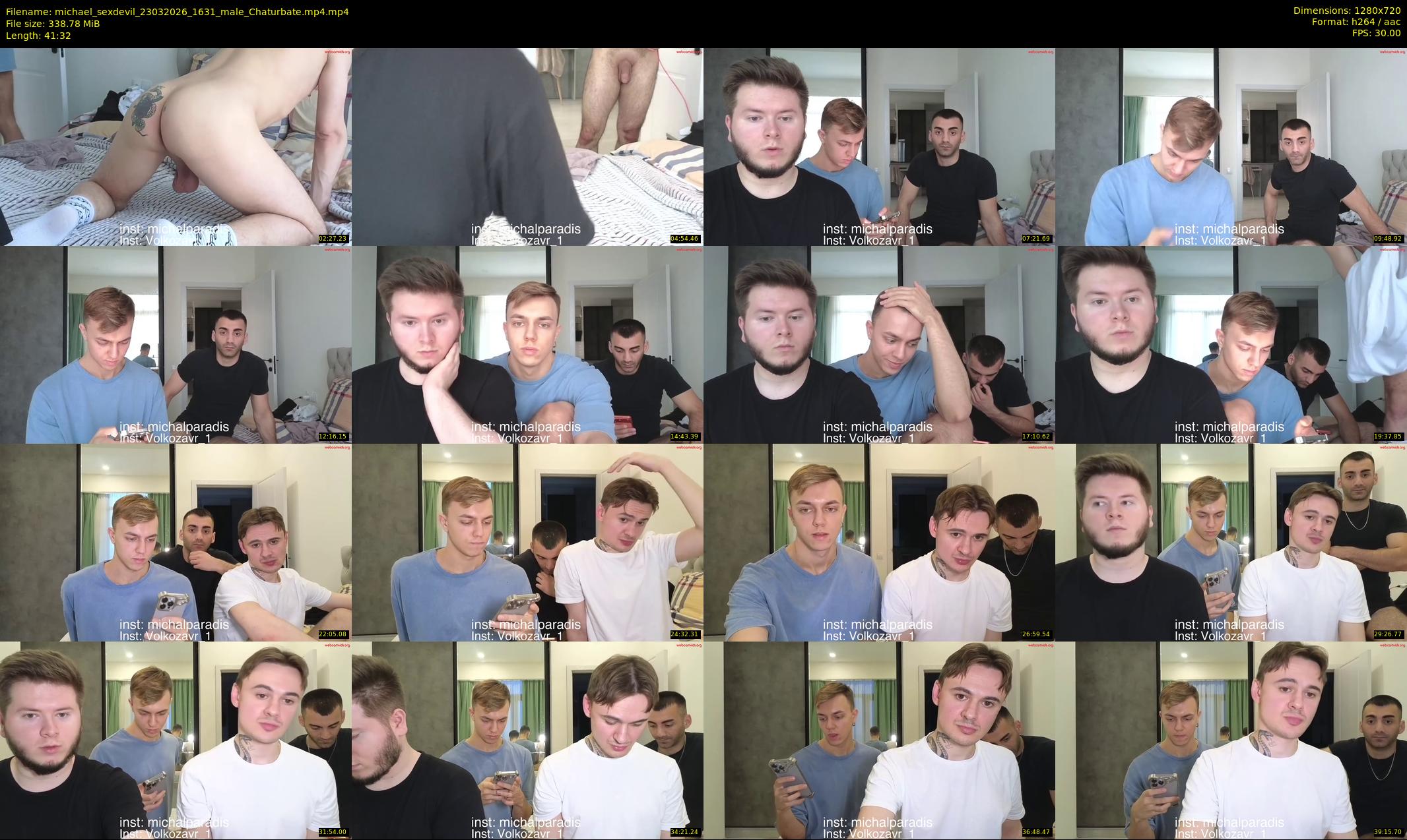 michael_sexdevil — 42 minute Chaturbate male cam show recording, 720p, Mar 23, 2026