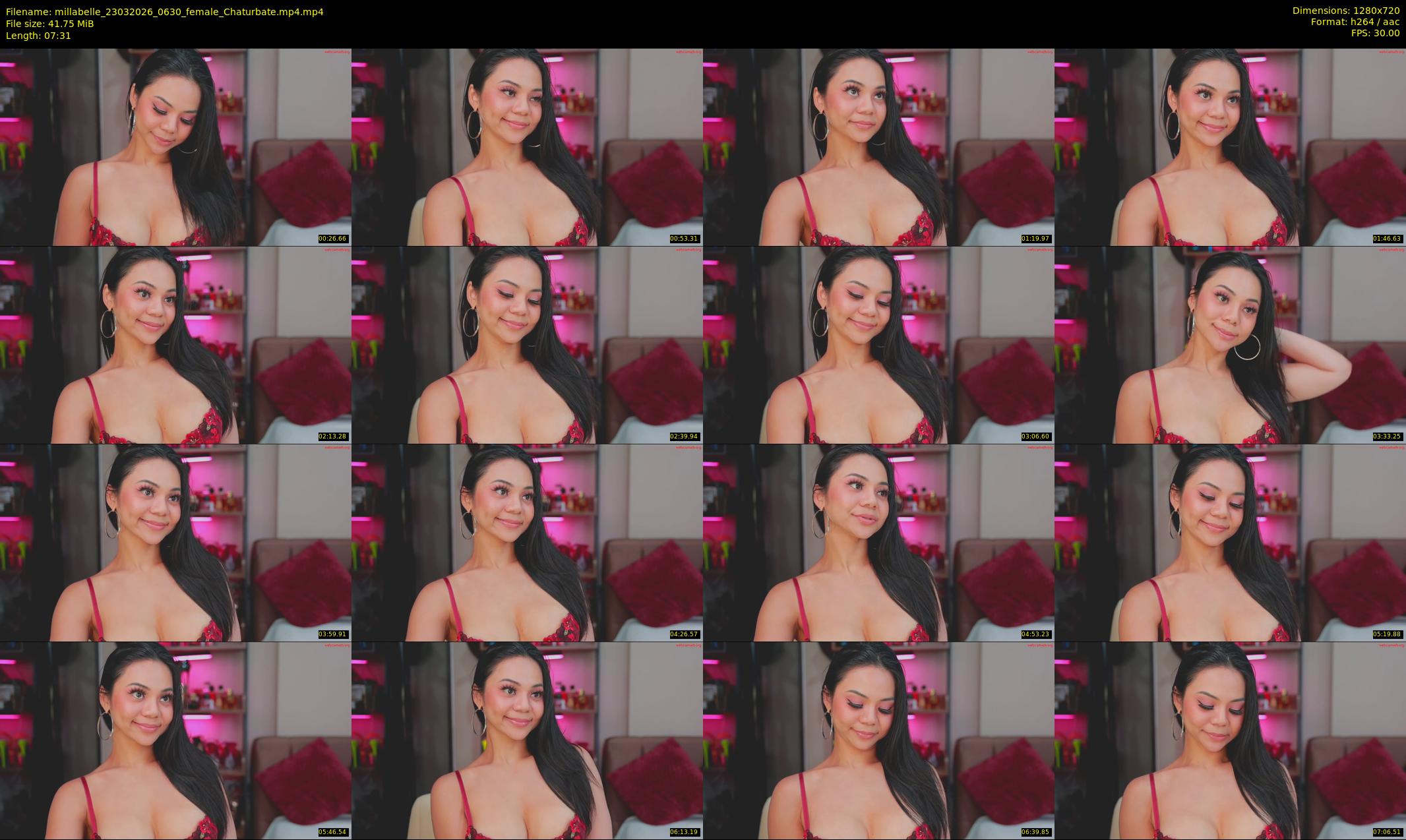 millabelle — 8 minute Chaturbate female cam show recording, 720p, Mar 23, 2026