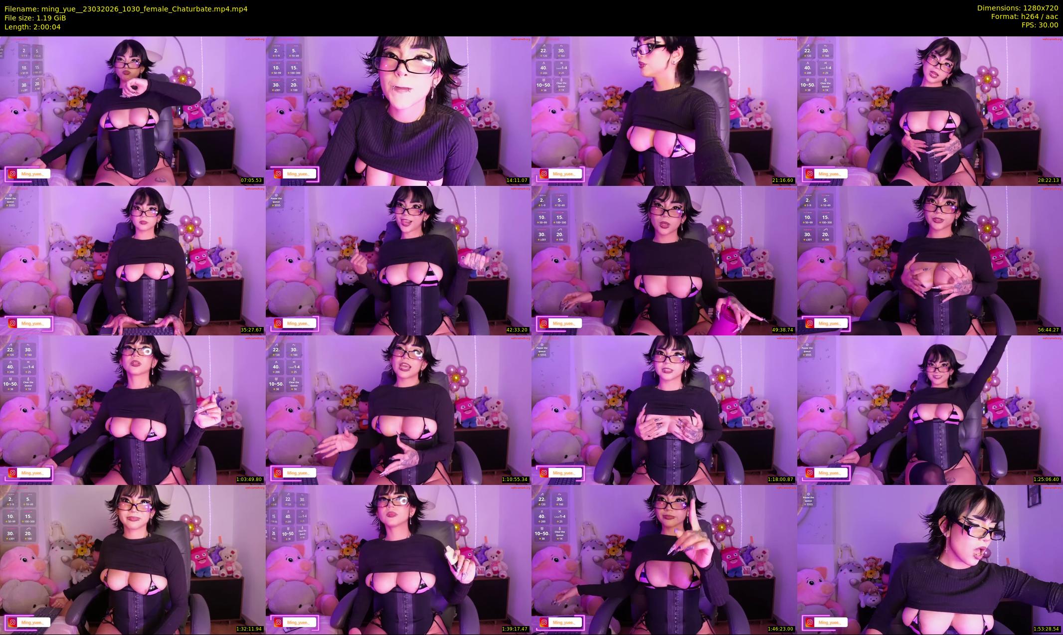 ming_yue_ — 121 minute Chaturbate female cam show recording, 720p, Mar 23, 2026
