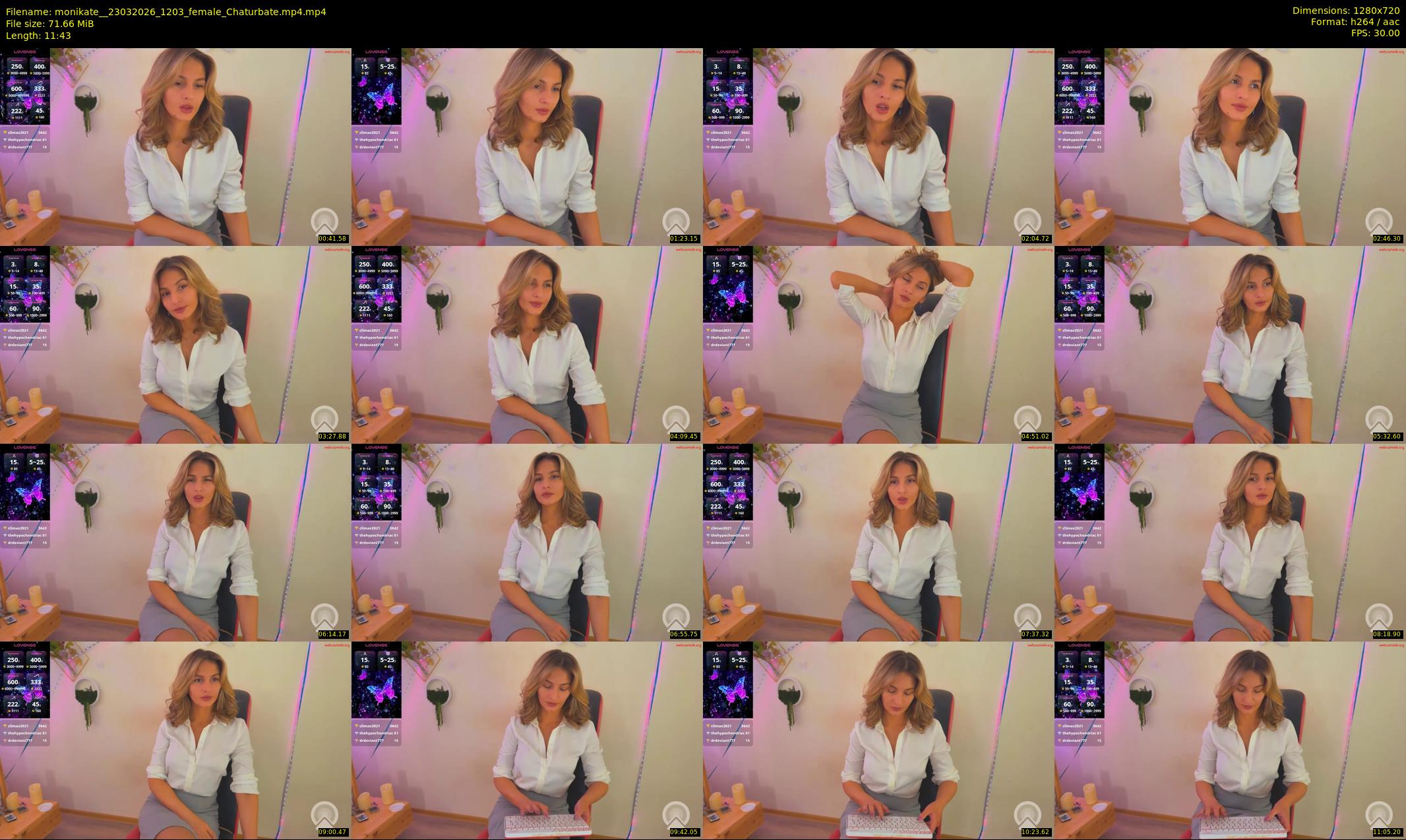 monikate_ — 12 minute Chaturbate couple cam show recording, 720p, Mar 23, 2026