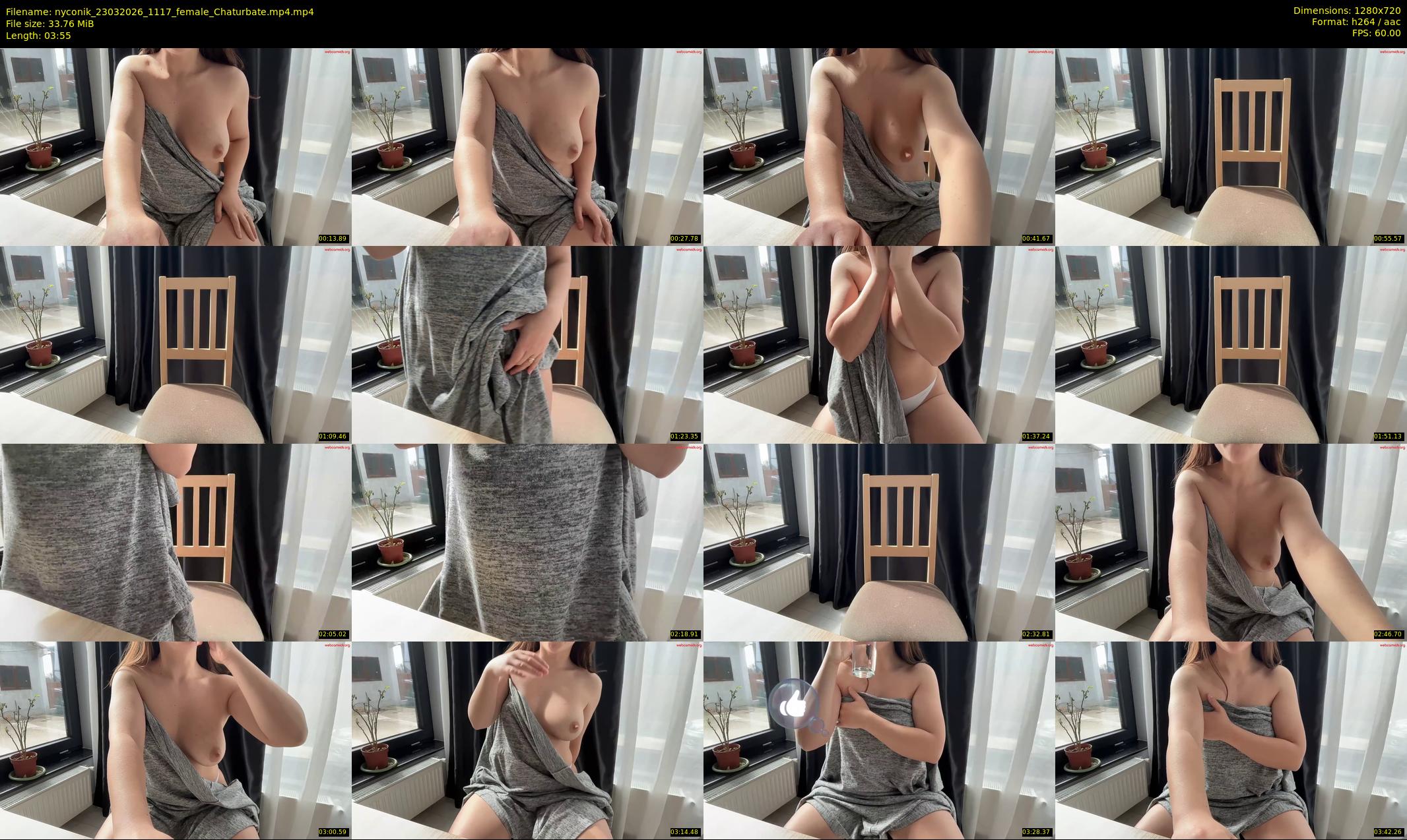 nyconik — 4 minute Chaturbate female cam show recording, 720p, Mar 23, 2026