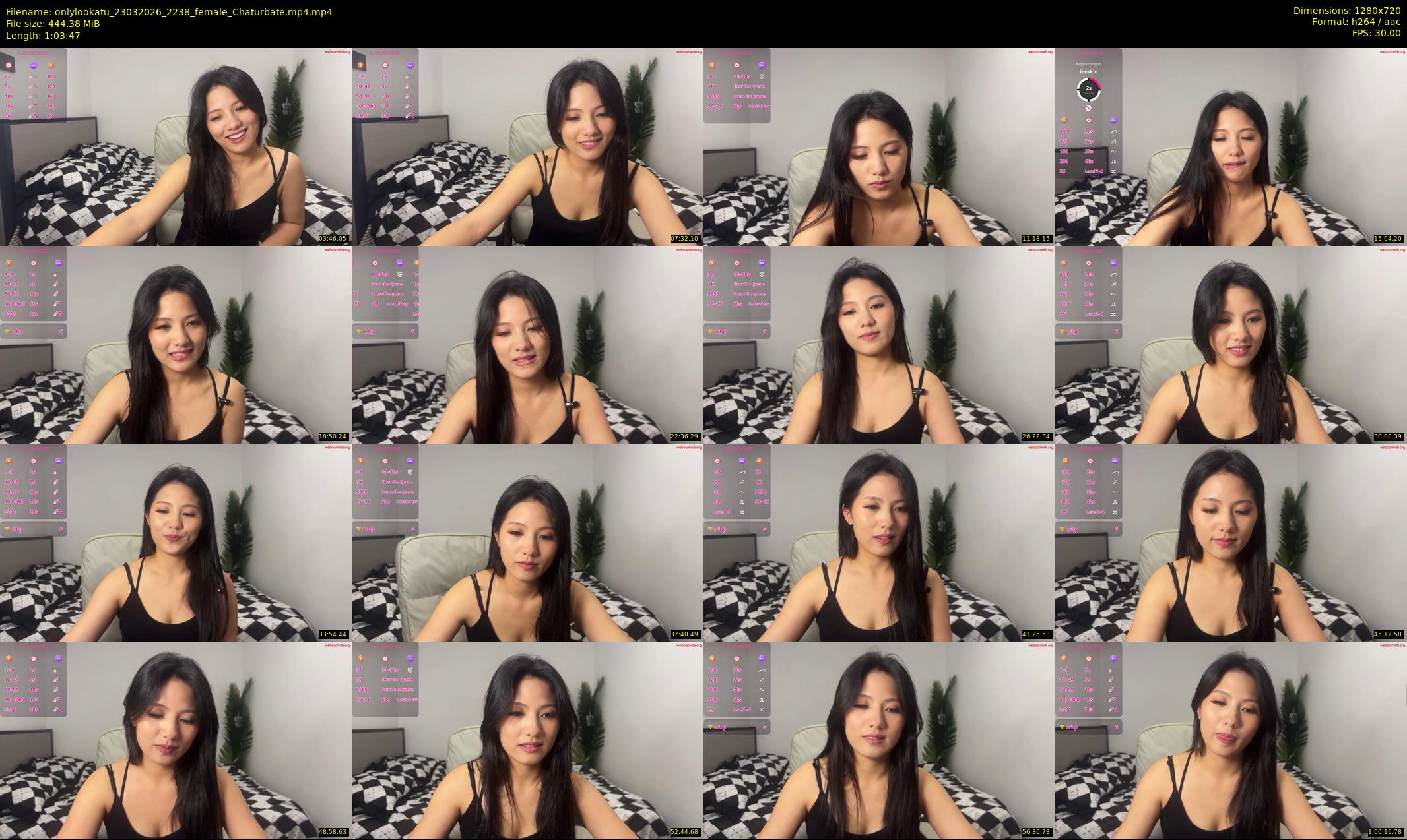 onlylookatu — 64 minute Chaturbate female cam show recording, 720p, Mar 23, 2026