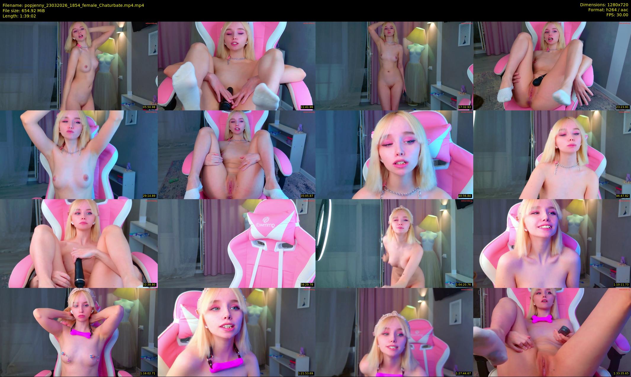 popjenny — 100 minute Chaturbate female cam show recording, 720p, Mar 23, 2026