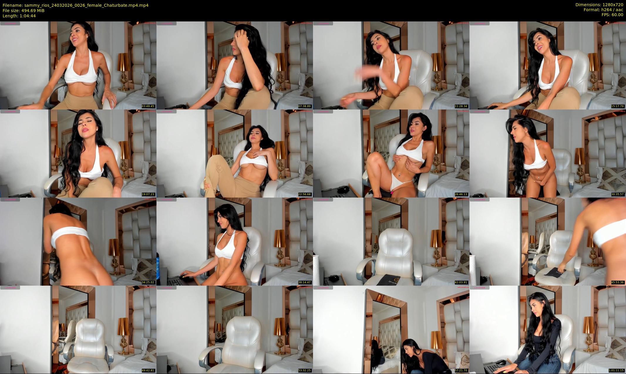 sammy_rios — 65 minute Chaturbate female cam show recording, 720p, Mar 24, 2026