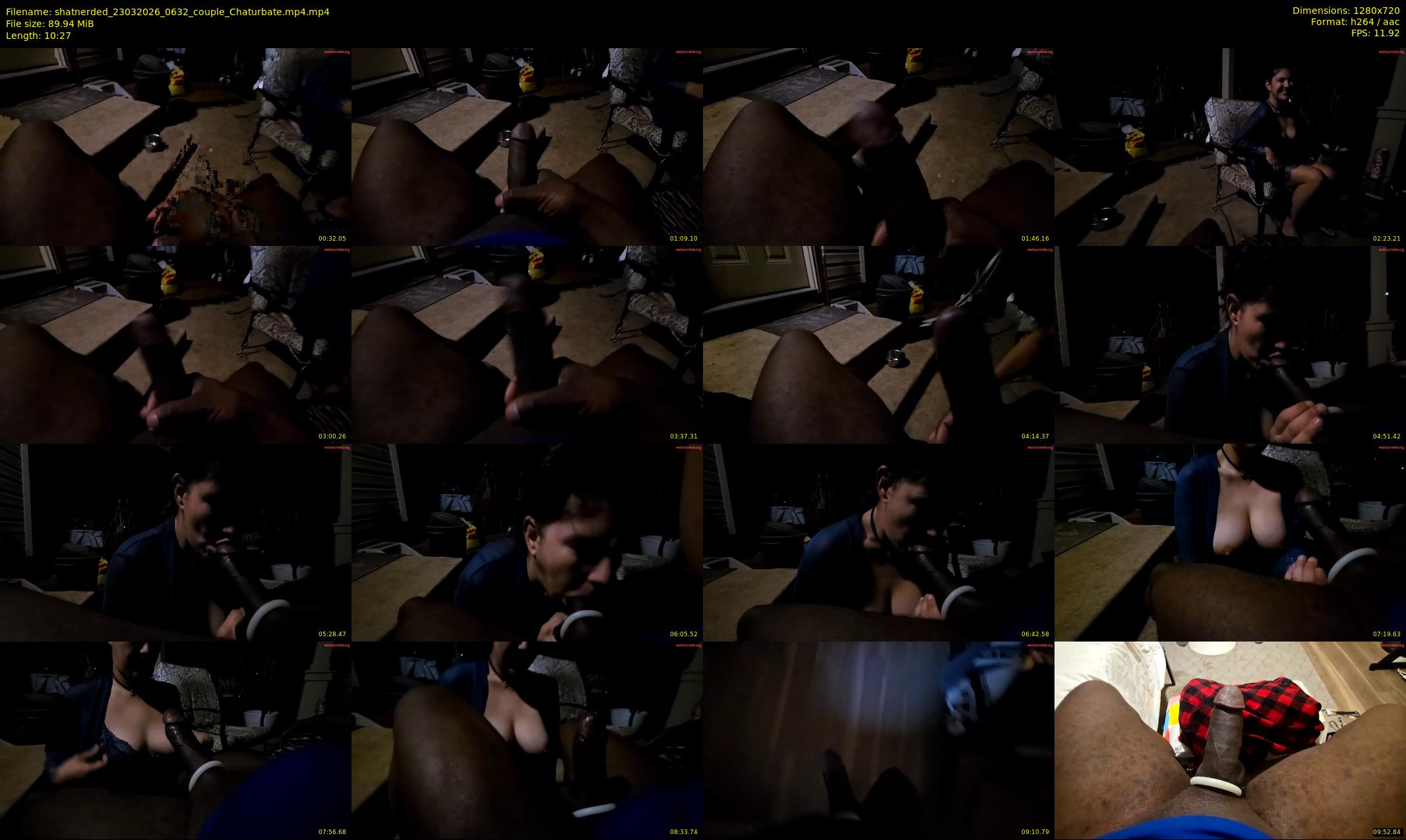 shatnerded — 11 minute Chaturbate couple cam show recording, 720p, Mar 23, 2026