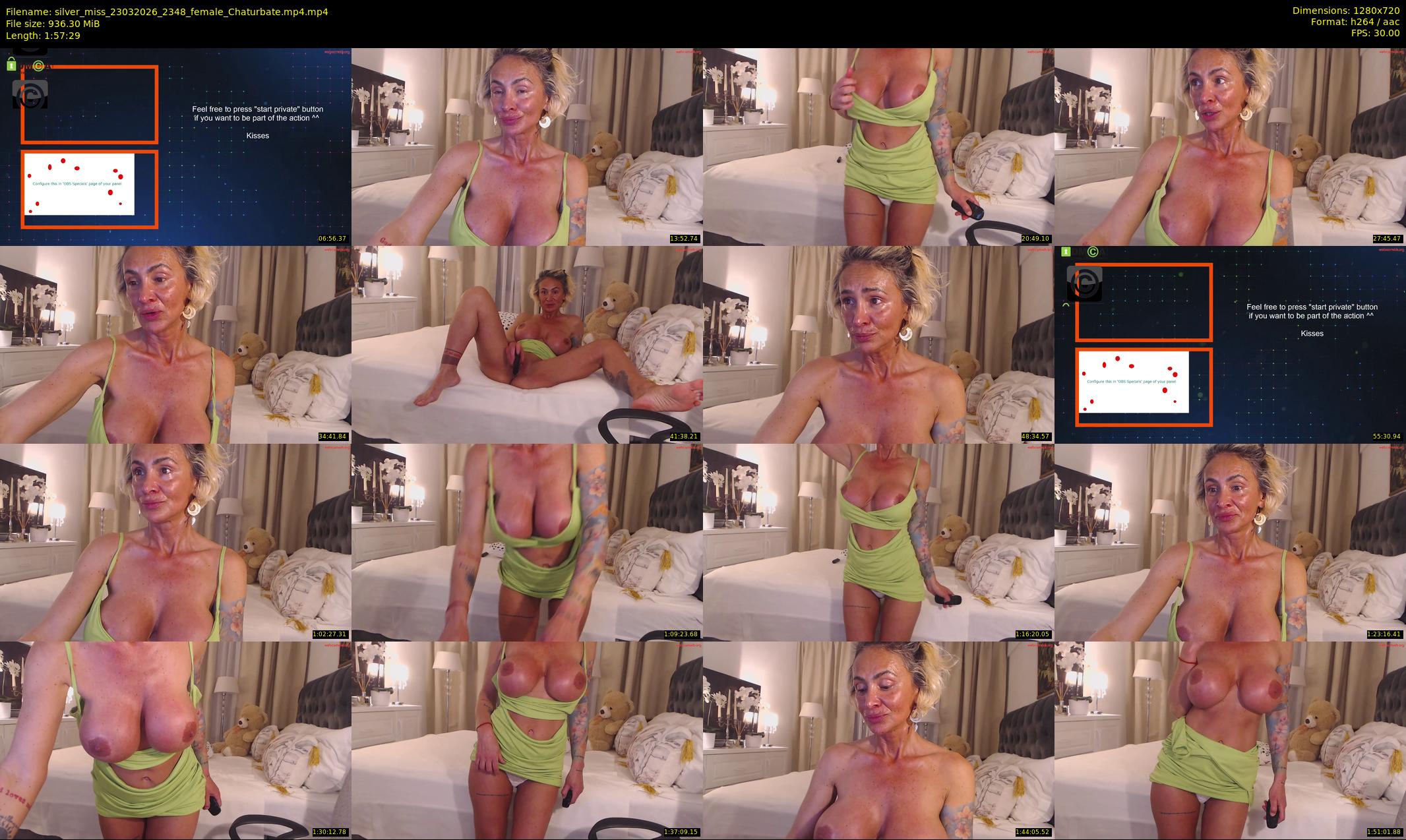 silver_miss — 118 minute Chaturbate female cam show recording, 720p, Mar 23, 2026