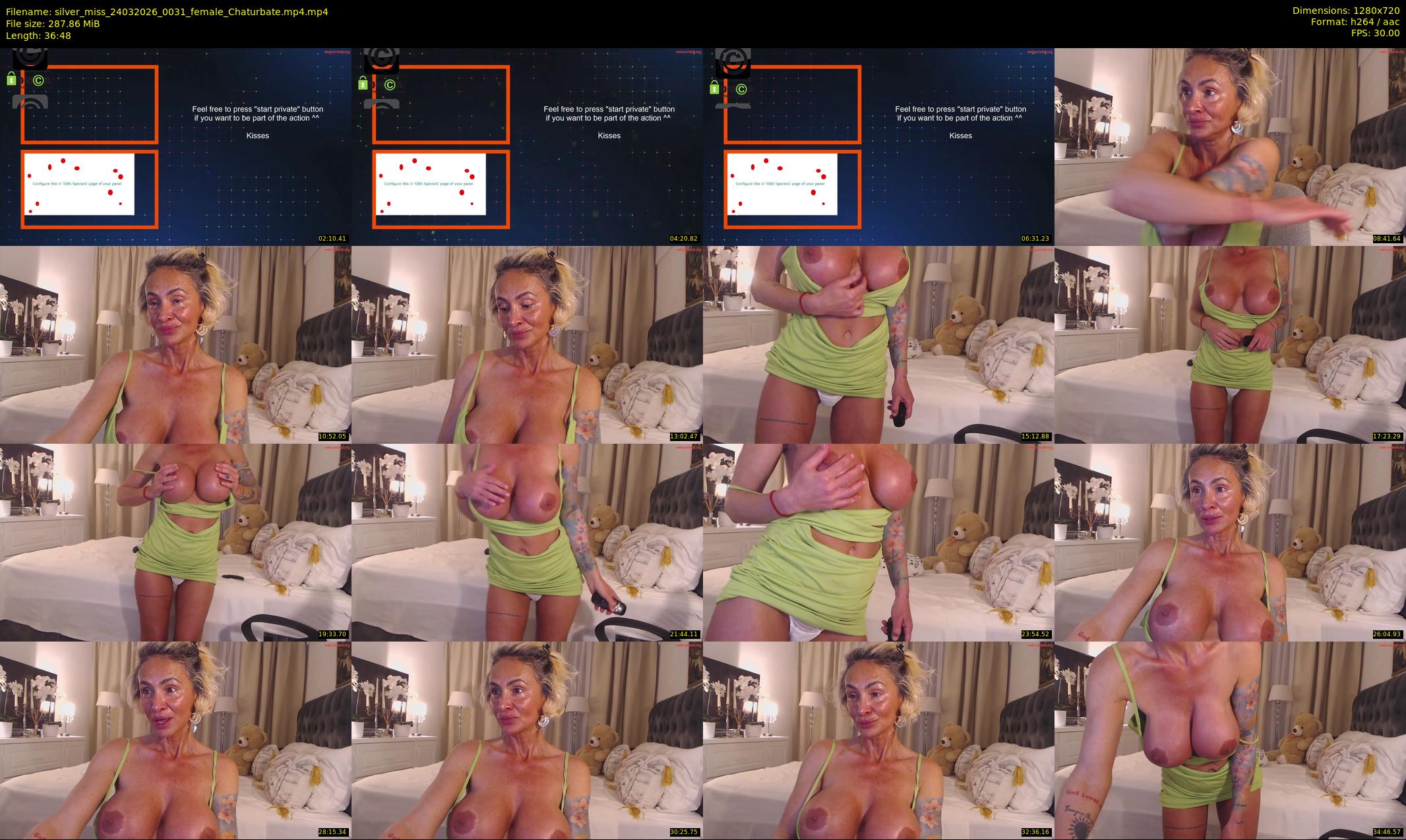 silver_miss — 37 minute Chaturbate female cam show recording, 720p, Mar 24, 2026