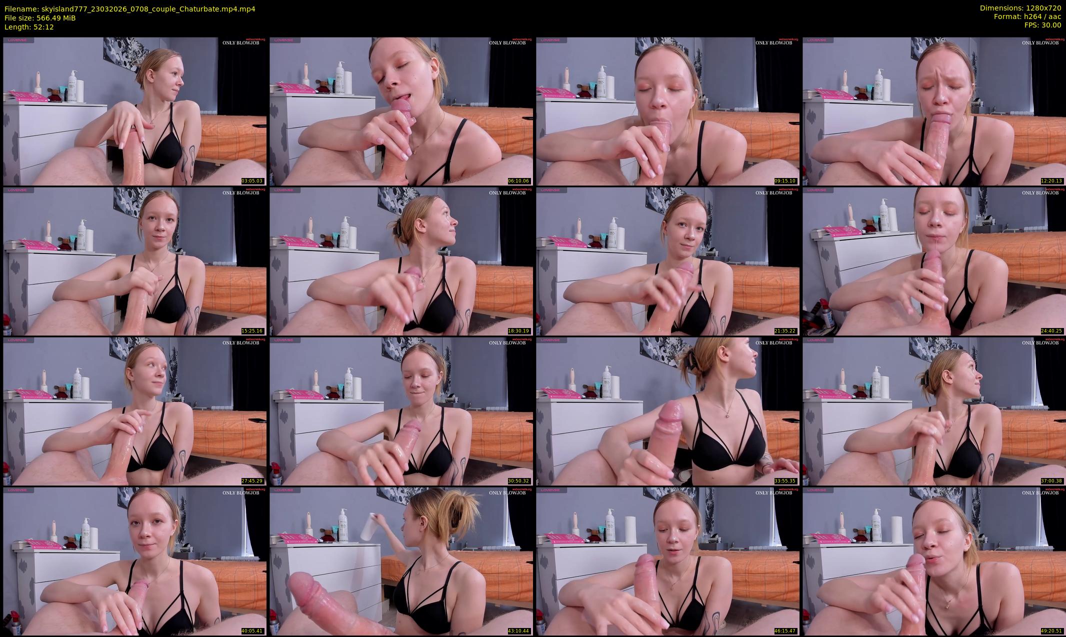 skyisland777 — 53 minute Chaturbate couple cam show recording, 720p, Mar 23, 2026