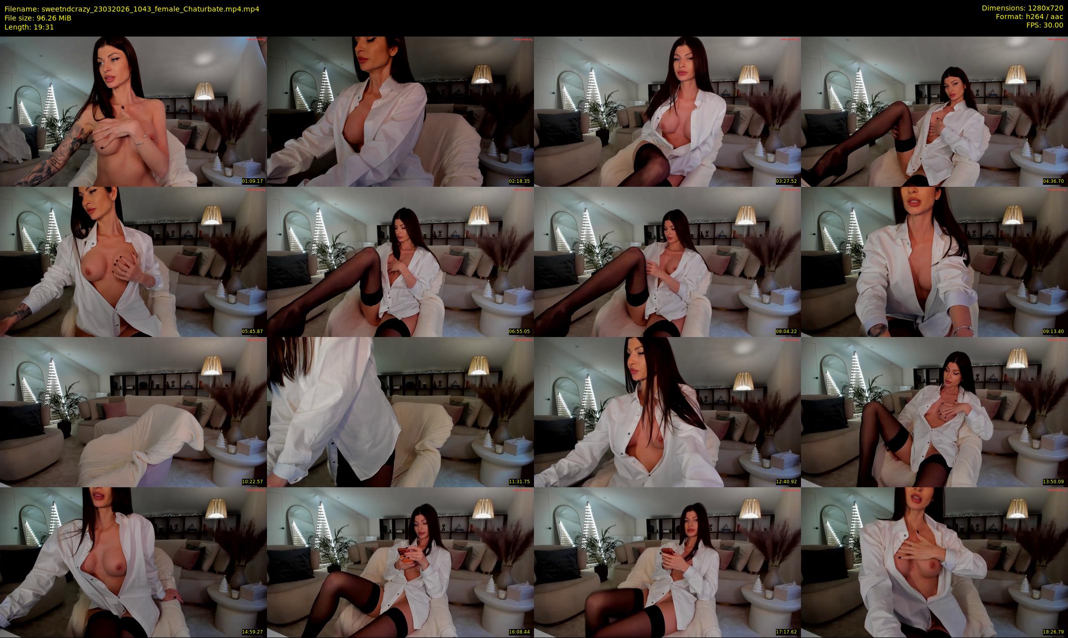 sweetndcrazy — 20 minute Chaturbate female cam show recording, 720p, Mar 23, 2026