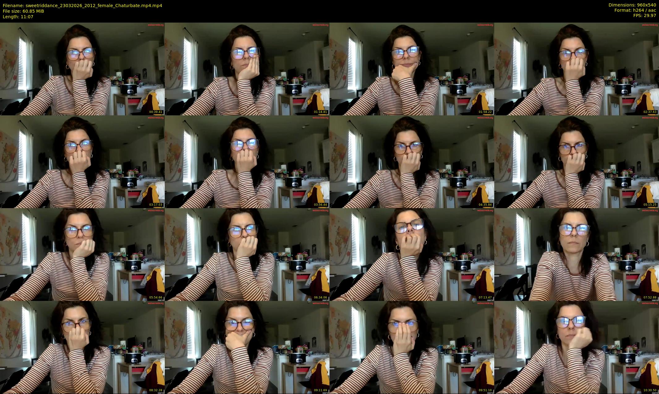 sweetriddance — 12 minute Chaturbate female cam show recording, 480p, Mar 23, 2026