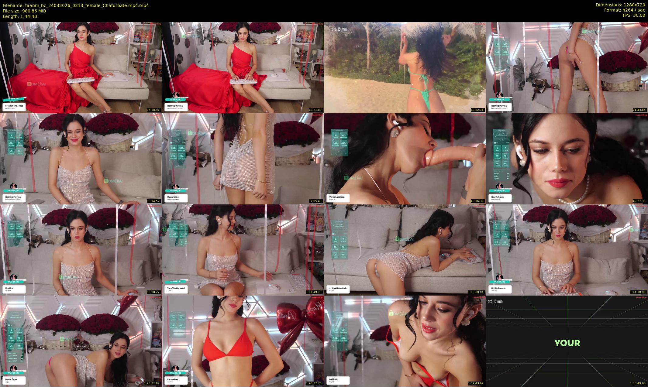 taanni_bc — 105 minute Chaturbate female cam show recording, 720p, Mar 24, 2026