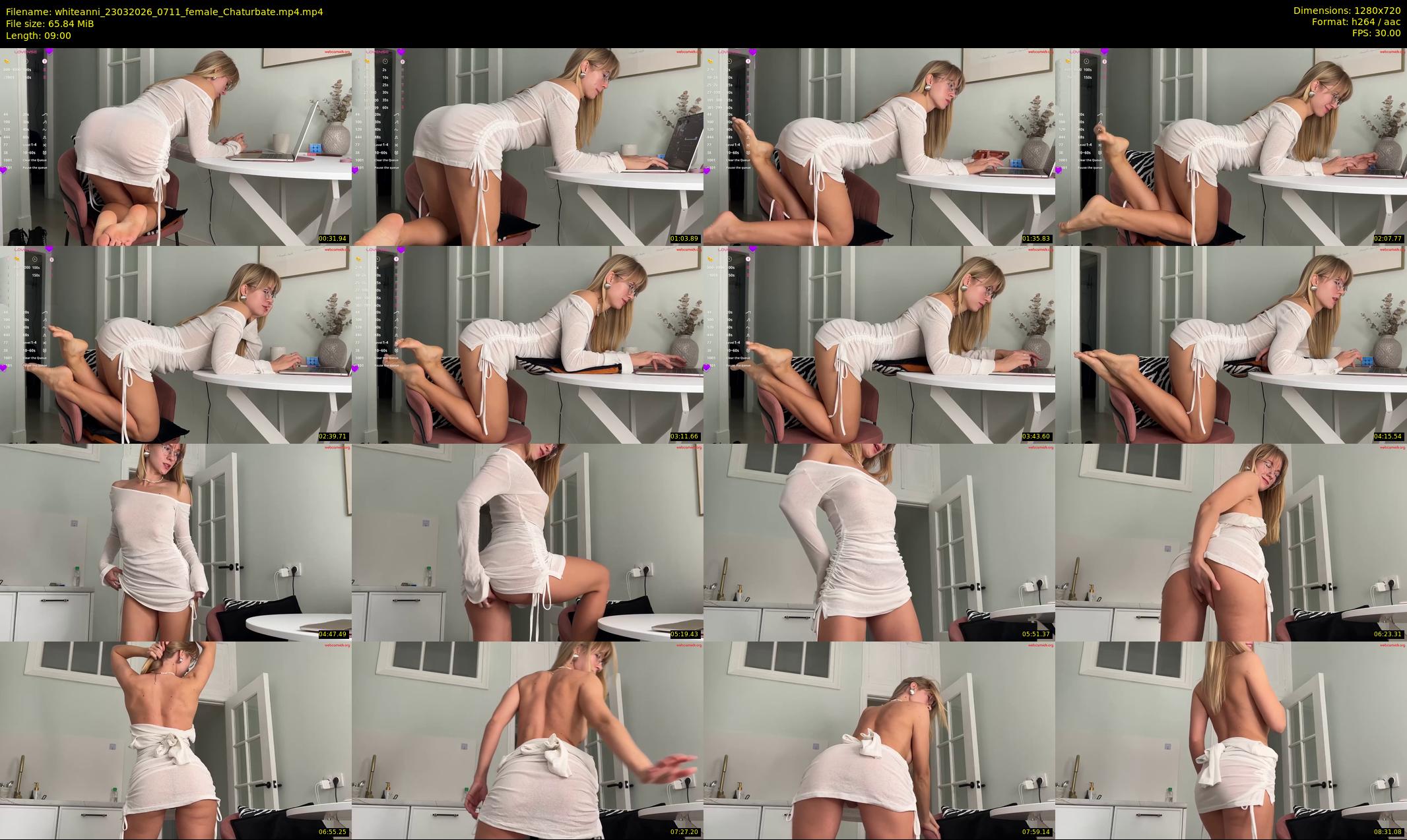 whiteanni — 9 minute Chaturbate female cam show recording, 720p, Mar 23, 2026