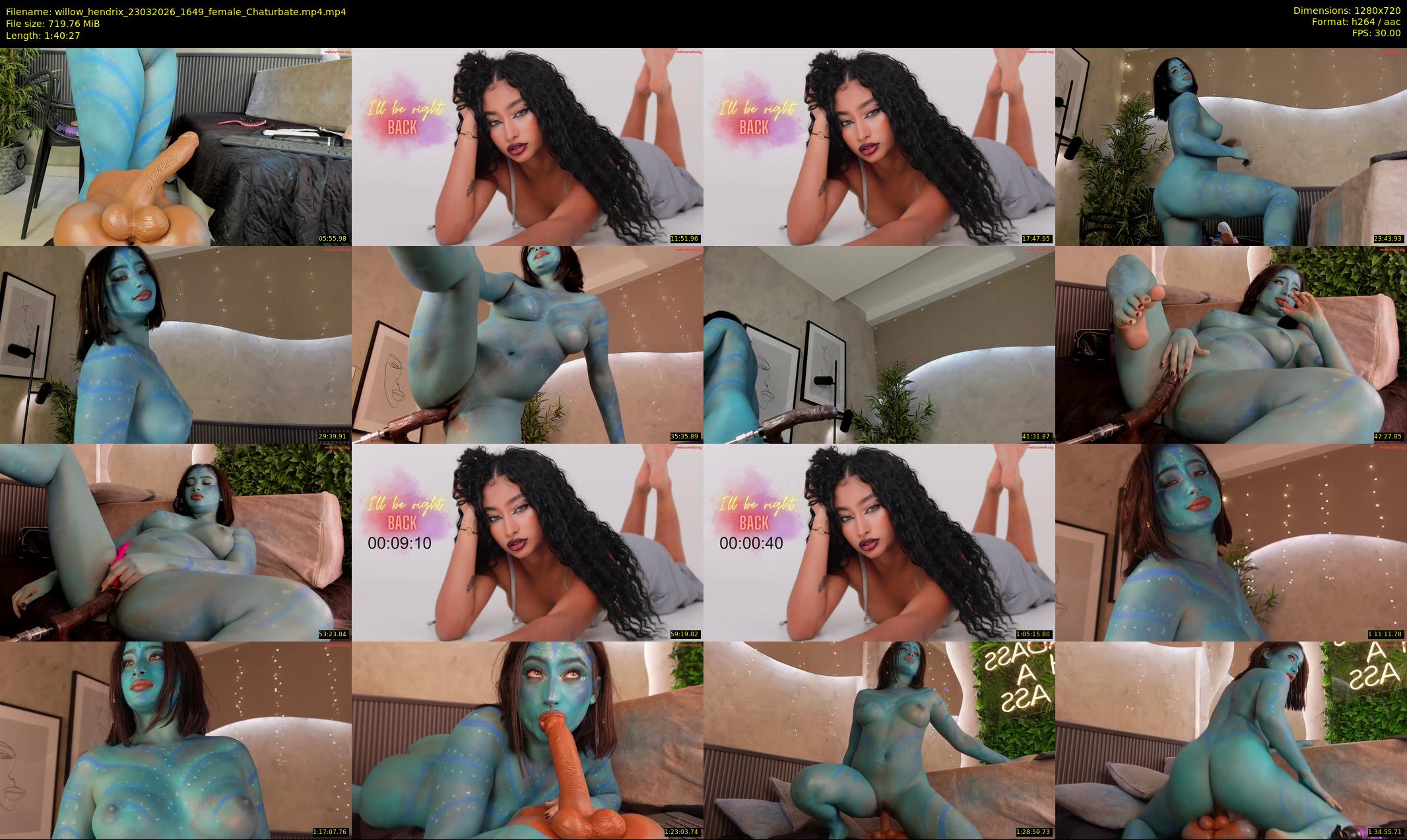 willow_hendrix — 101 minute Chaturbate female cam show recording, 720p, Mar 23, 2026