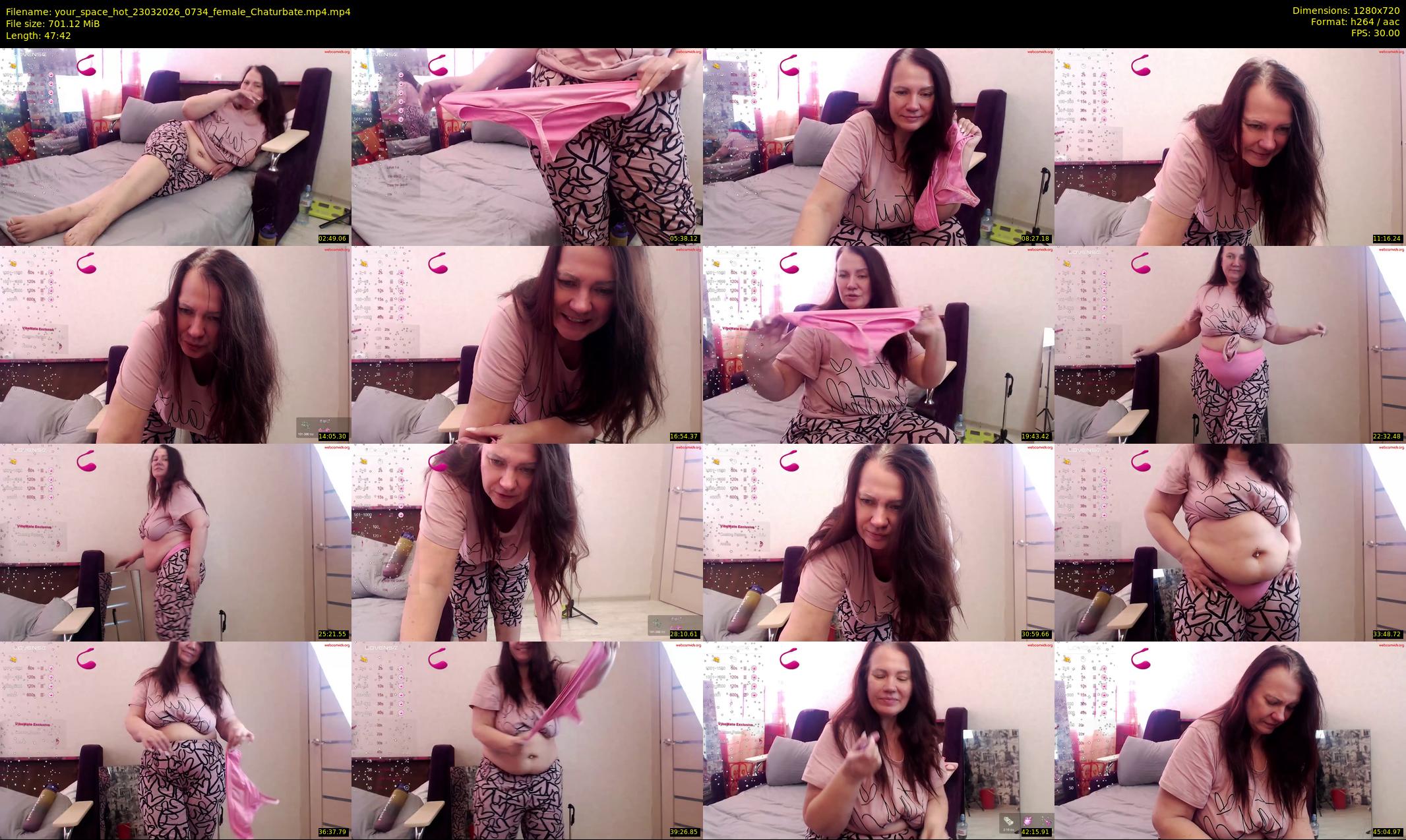 your_space_hot — 48 minute Chaturbate female cam show recording, 720p, Mar 23, 2026