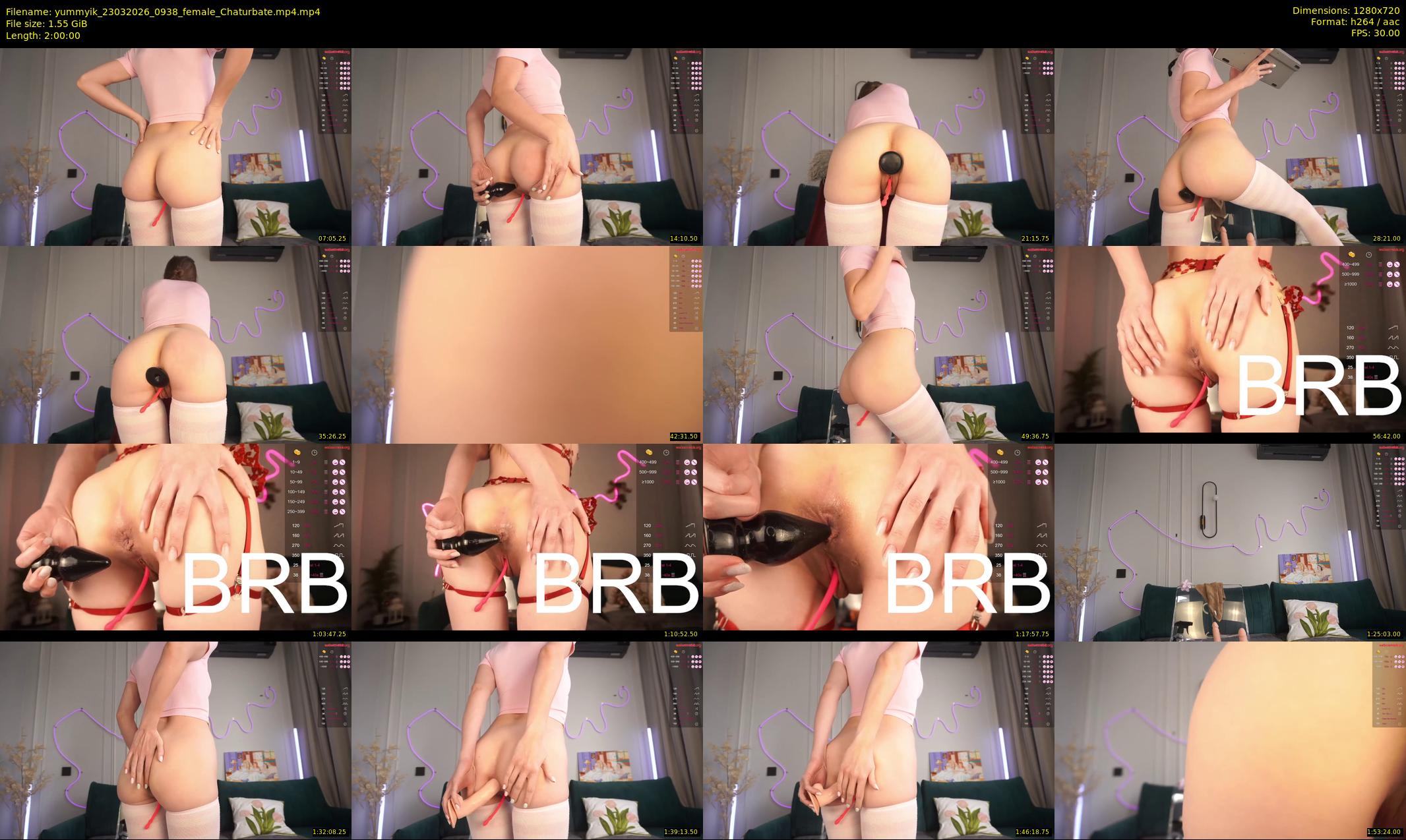 yummyik — 120 minute Chaturbate female cam show recording, 720p, Mar 23, 2026