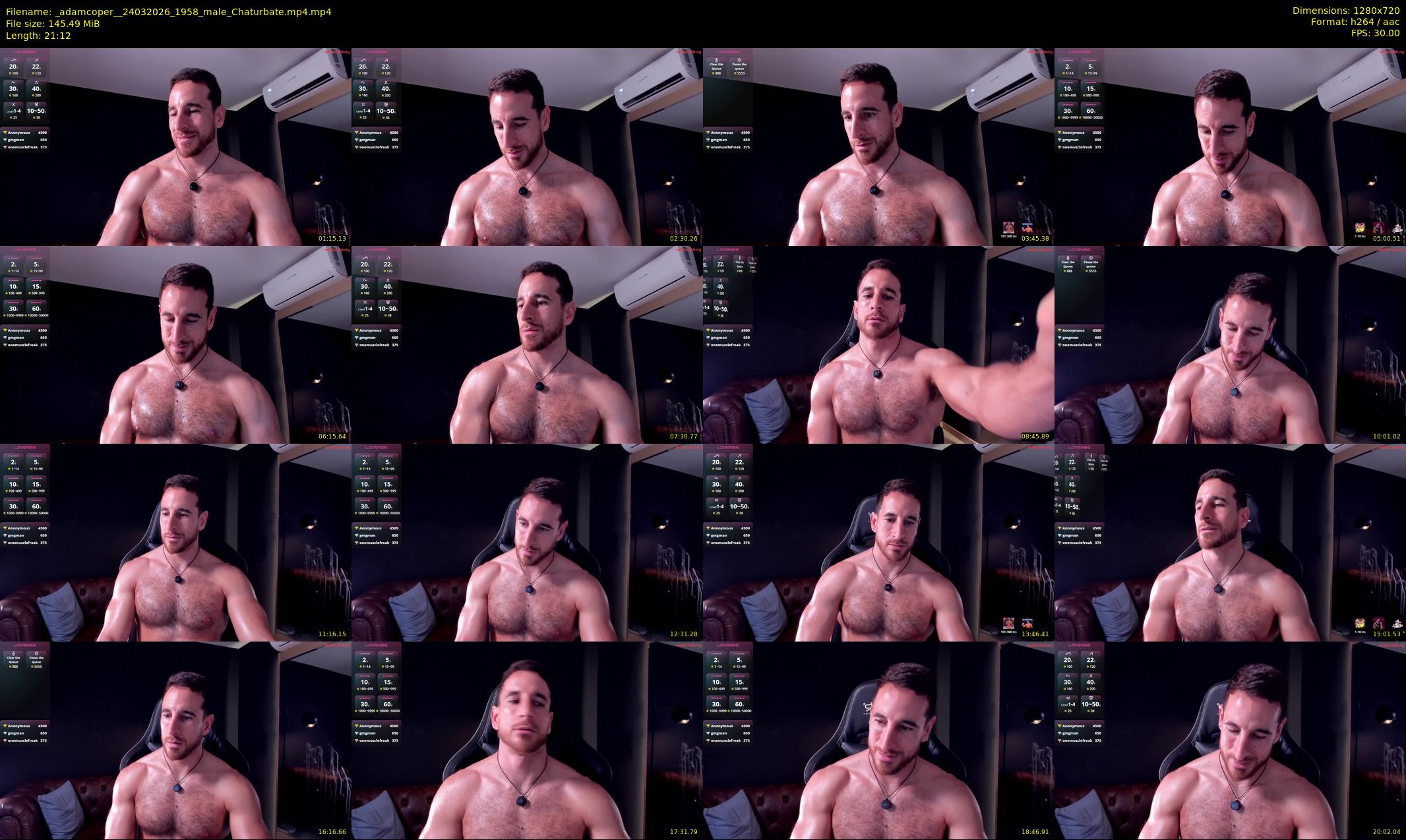 _adamcoper_ — 22 minute Chaturbate male cam show recording, 720p, Mar 24, 2026