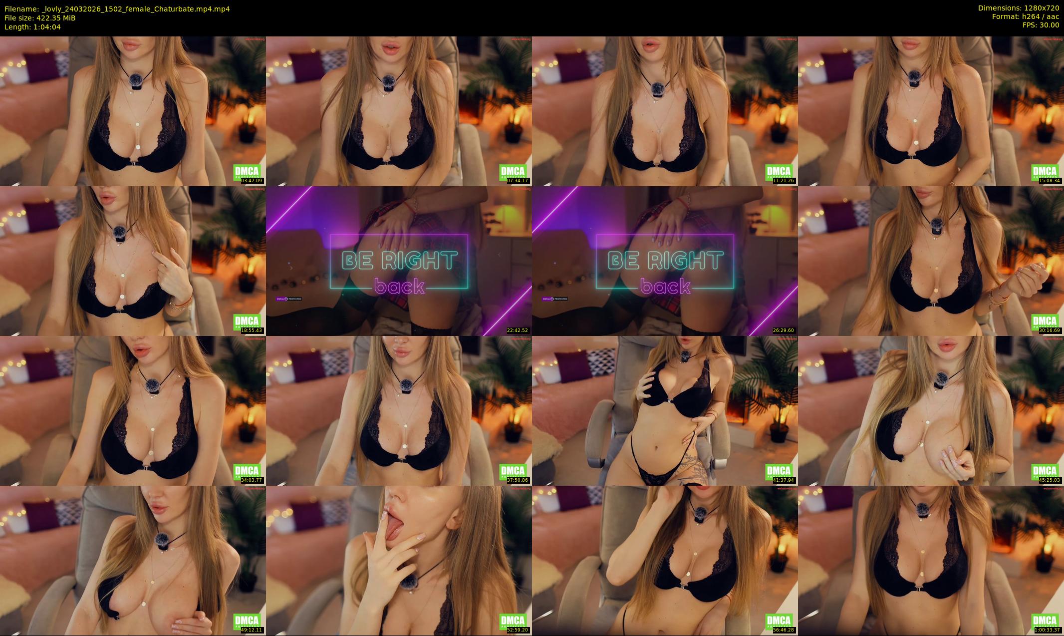 _lovly — 65 minute Chaturbate female cam show recording, 720p, Mar 24, 2026