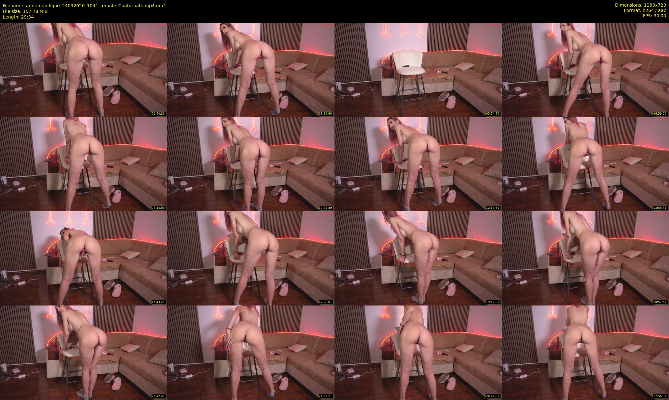 annemanifique — 30 minute Chaturbate female cam show recording, 720p, Mar 24, 2026
