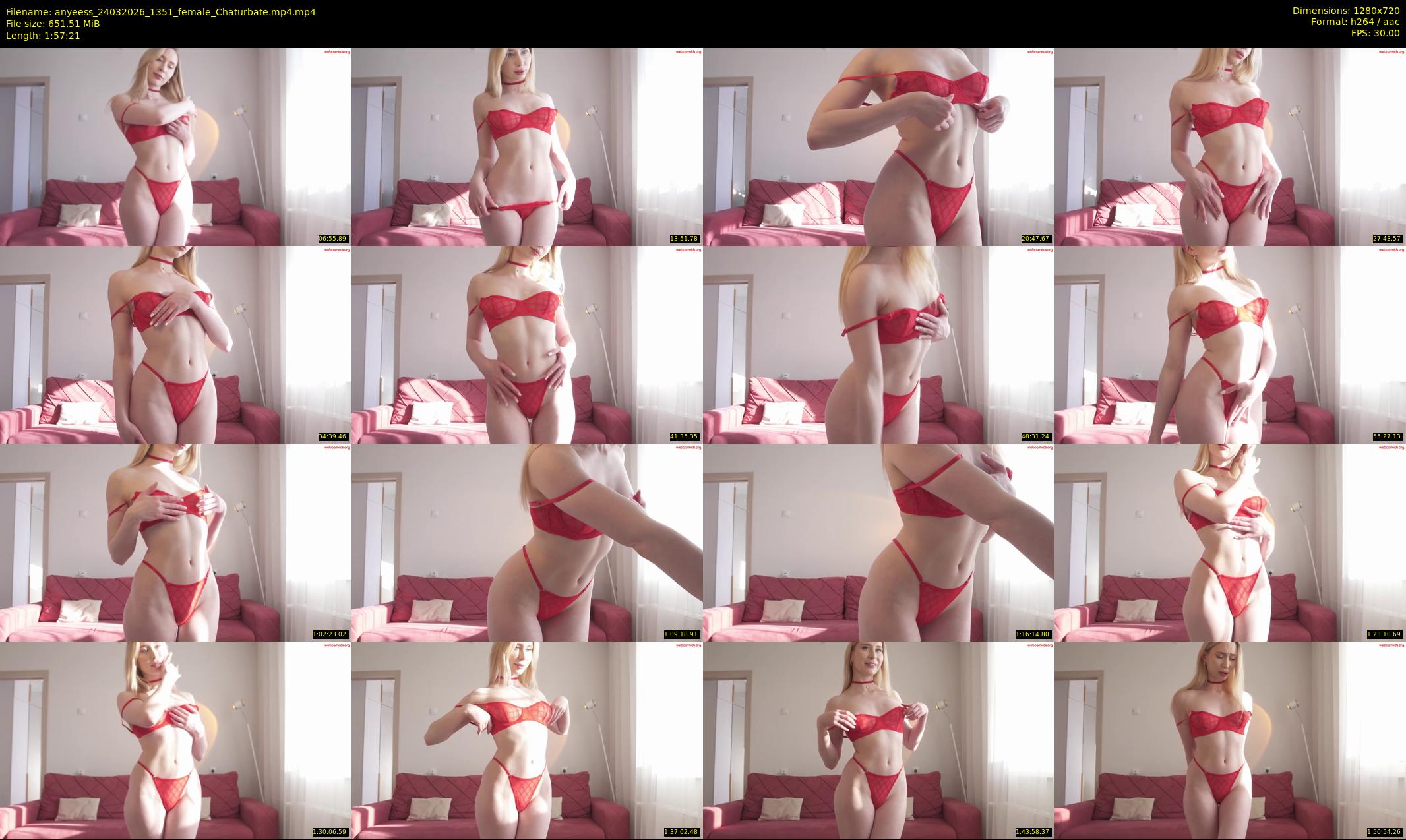 anyeess — 118 minute Chaturbate female cam show recording, 720p, Mar 24, 2026