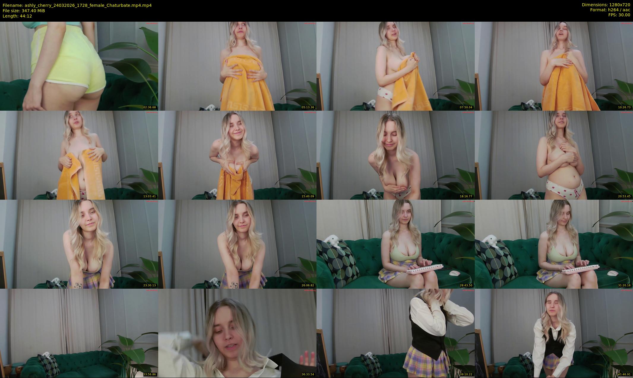 ashly_cherry — 45 minute Chaturbate female cam show recording, 720p, Mar 24, 2026
