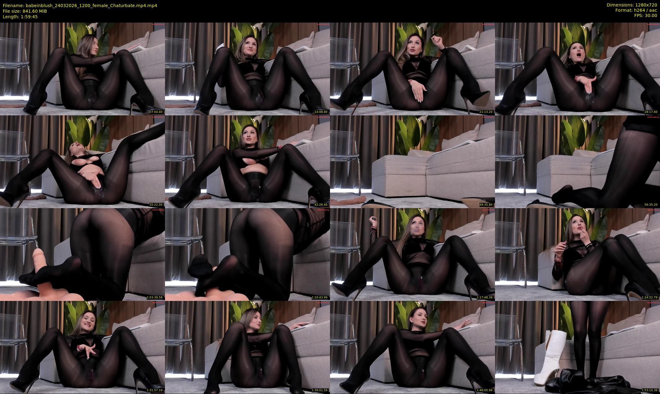 babeinblush — 120 minute Chaturbate female cam show recording, 720p, Mar 24, 2026