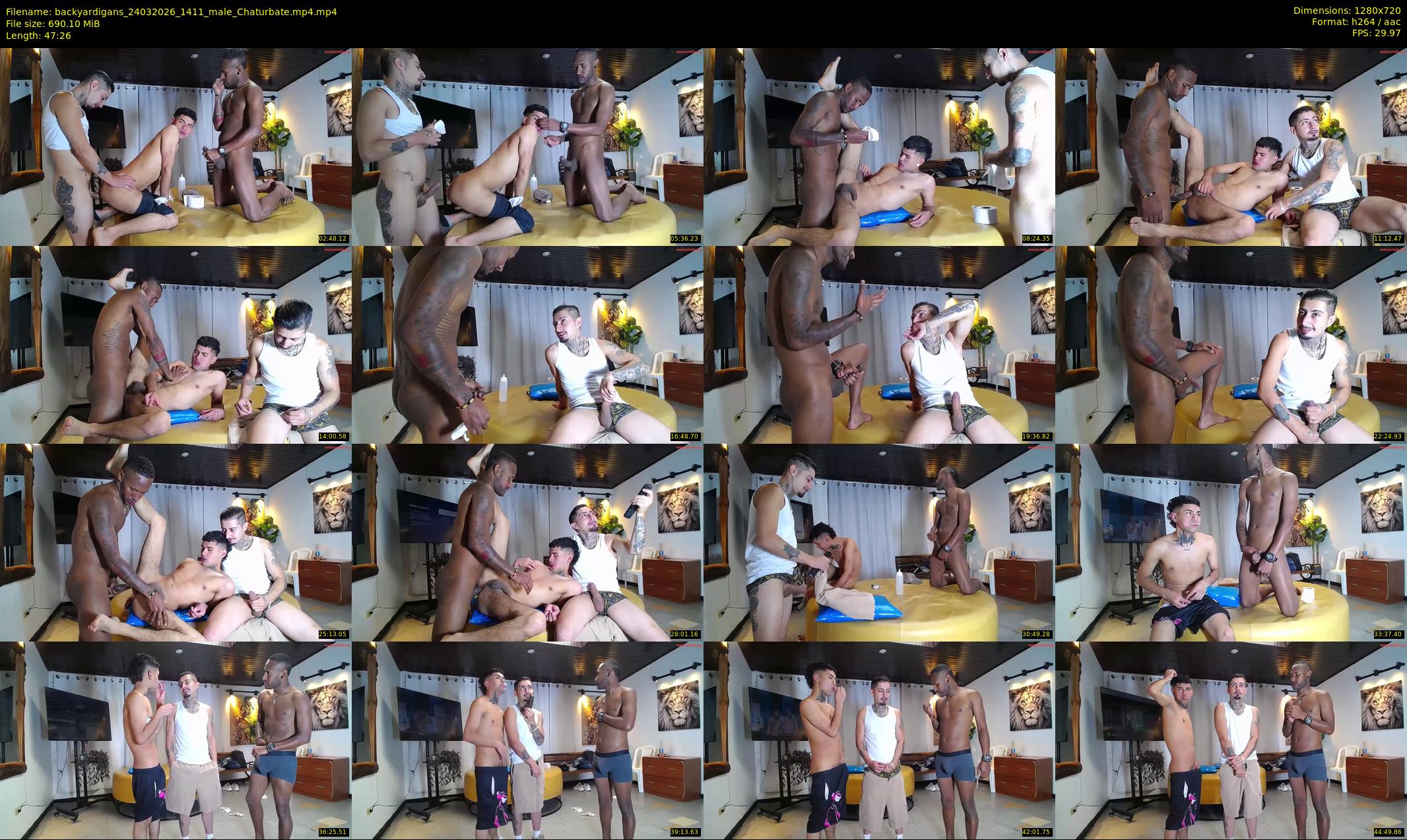 backyardigans — 48 minute Chaturbate male cam show recording, 720p, Mar 24, 2026